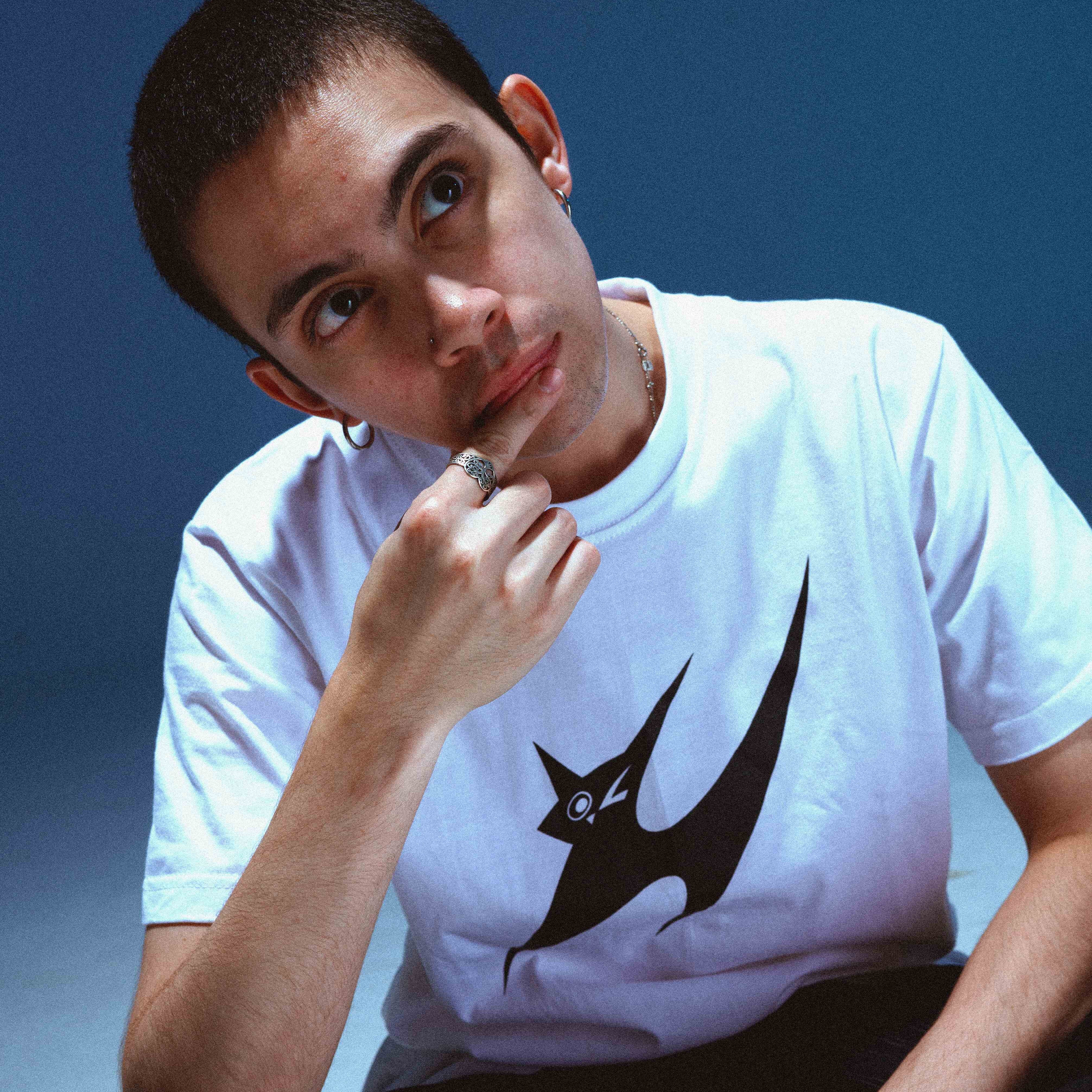 Hindia - Logocat - T-shirt - White