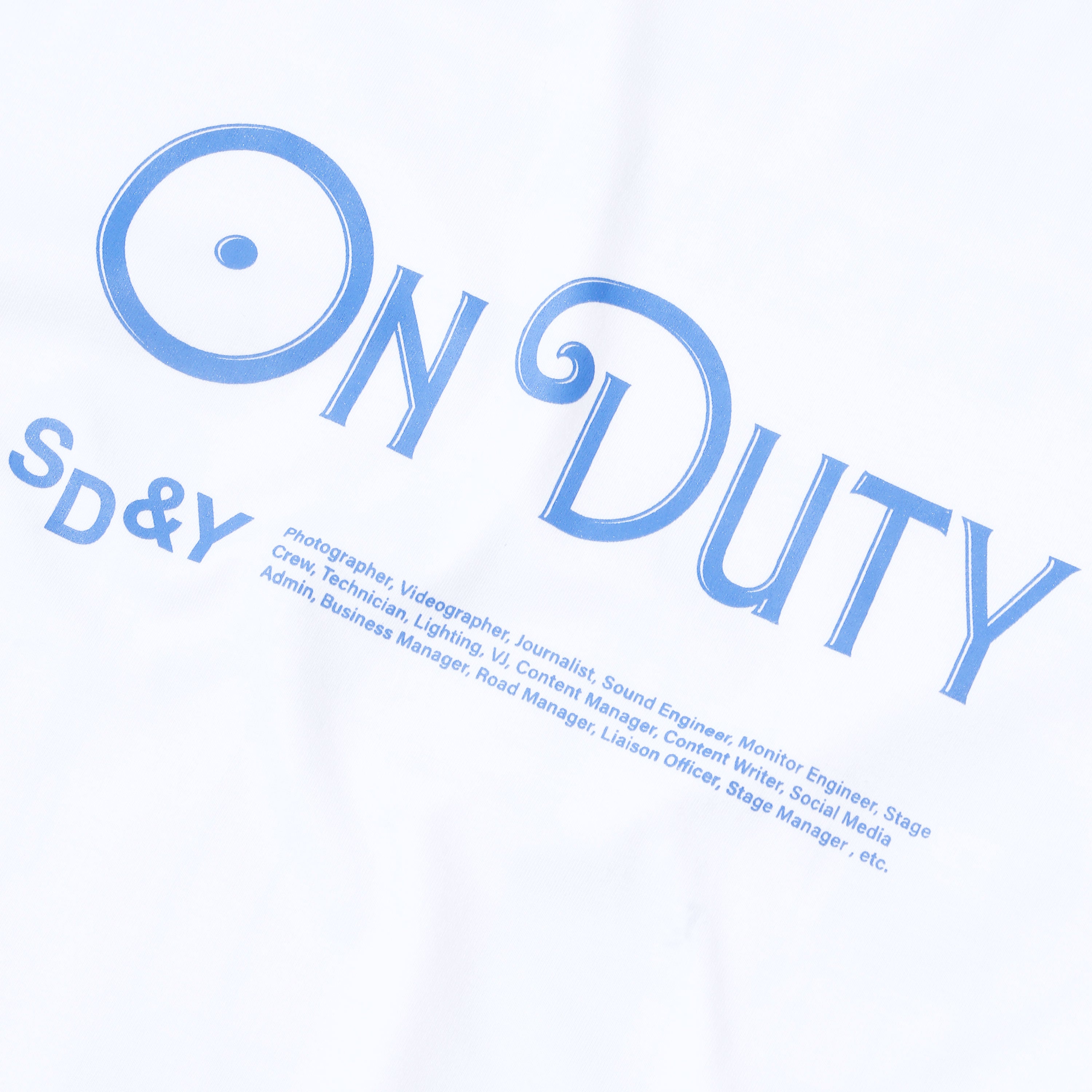 SDY - On Duty - T-shirt - White