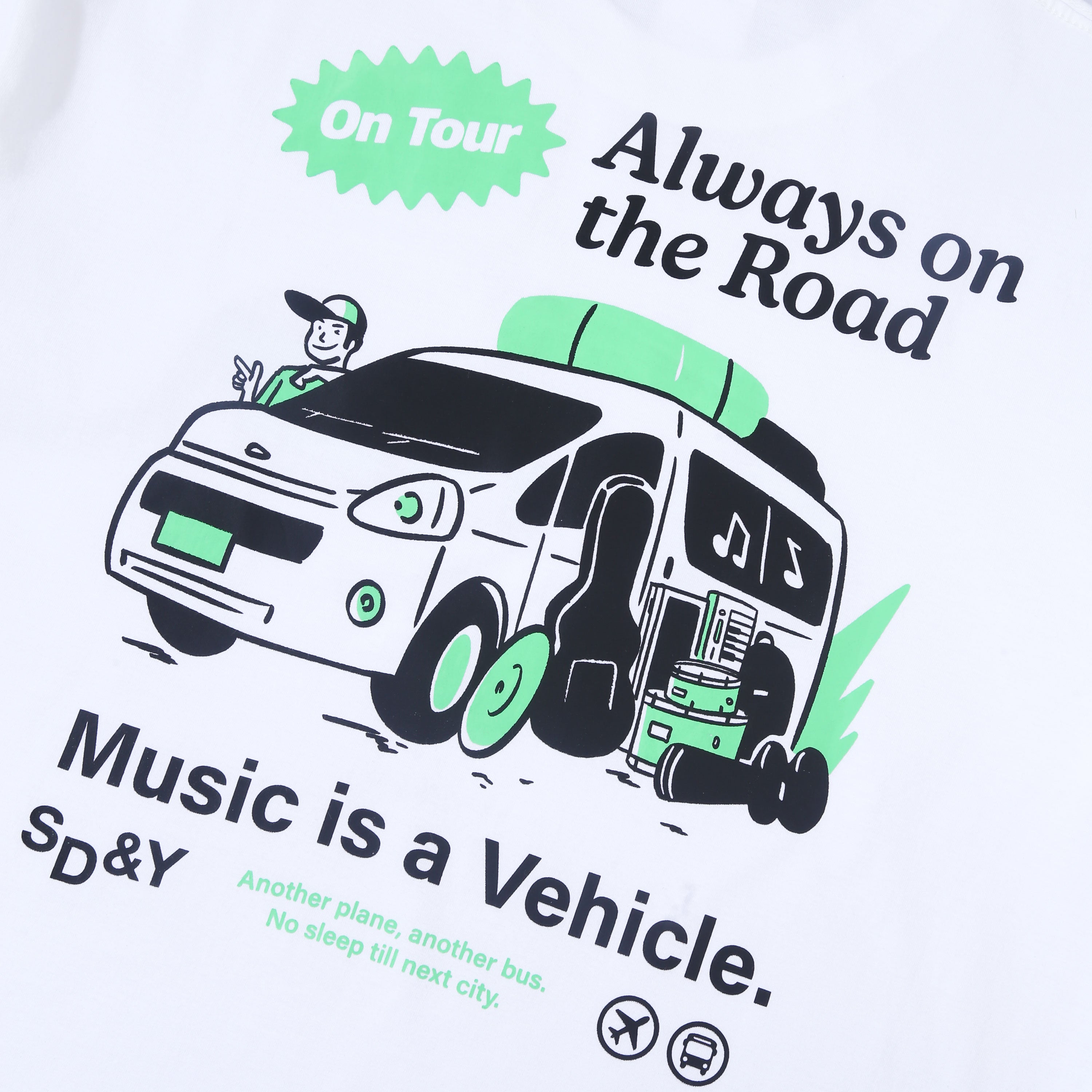 SDY - On Tour - T-shirt - White