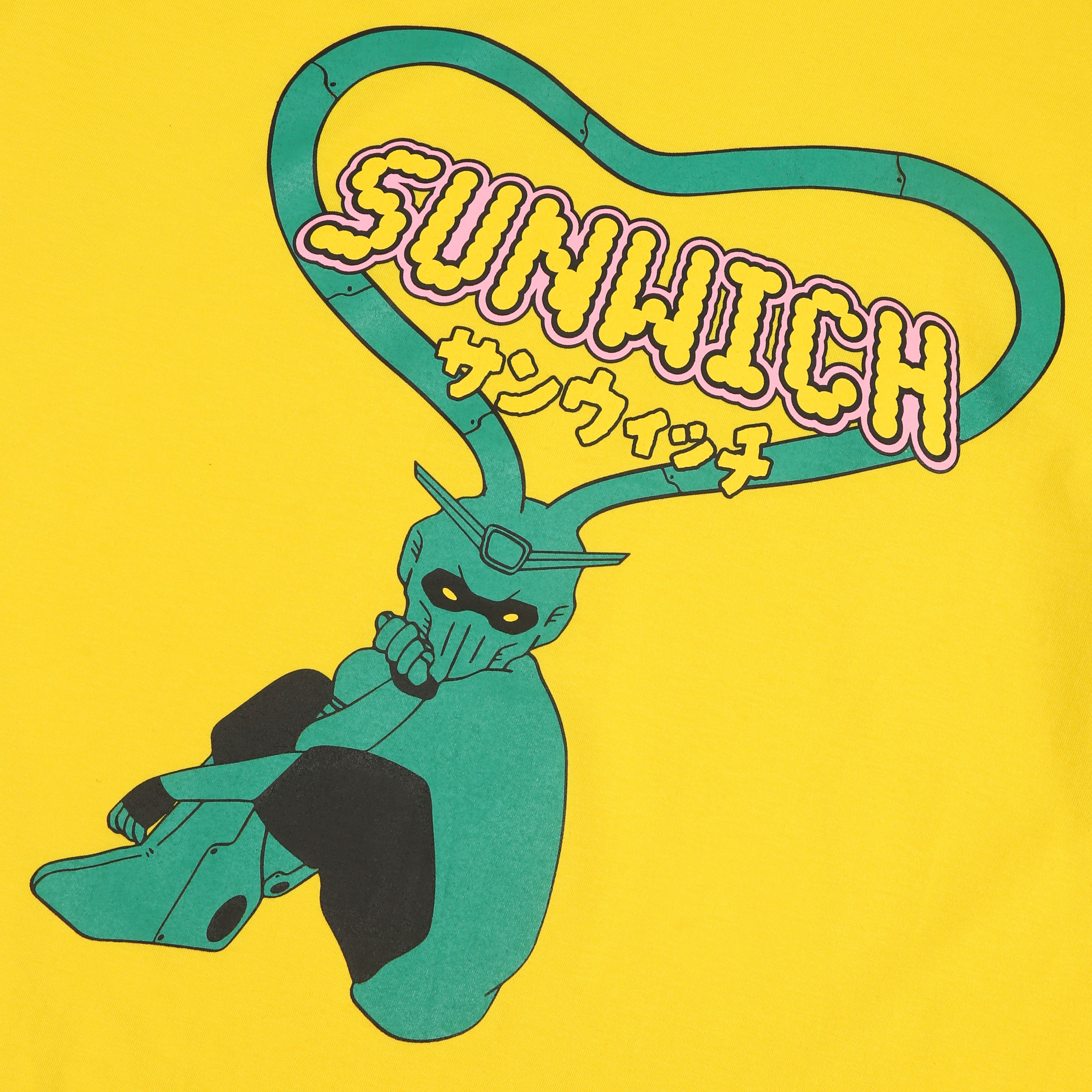 Sunwich - Lovebot Longsleeve - Raglan T-shirt - Yellow