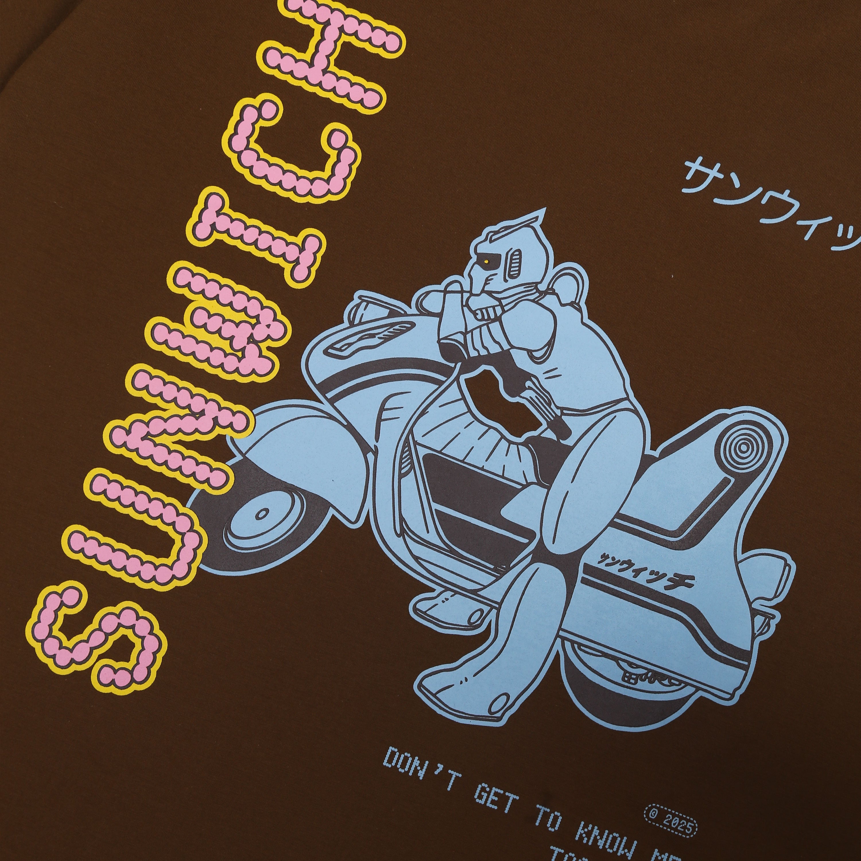 Sunwich - Ridebot - T-shirt - Brown