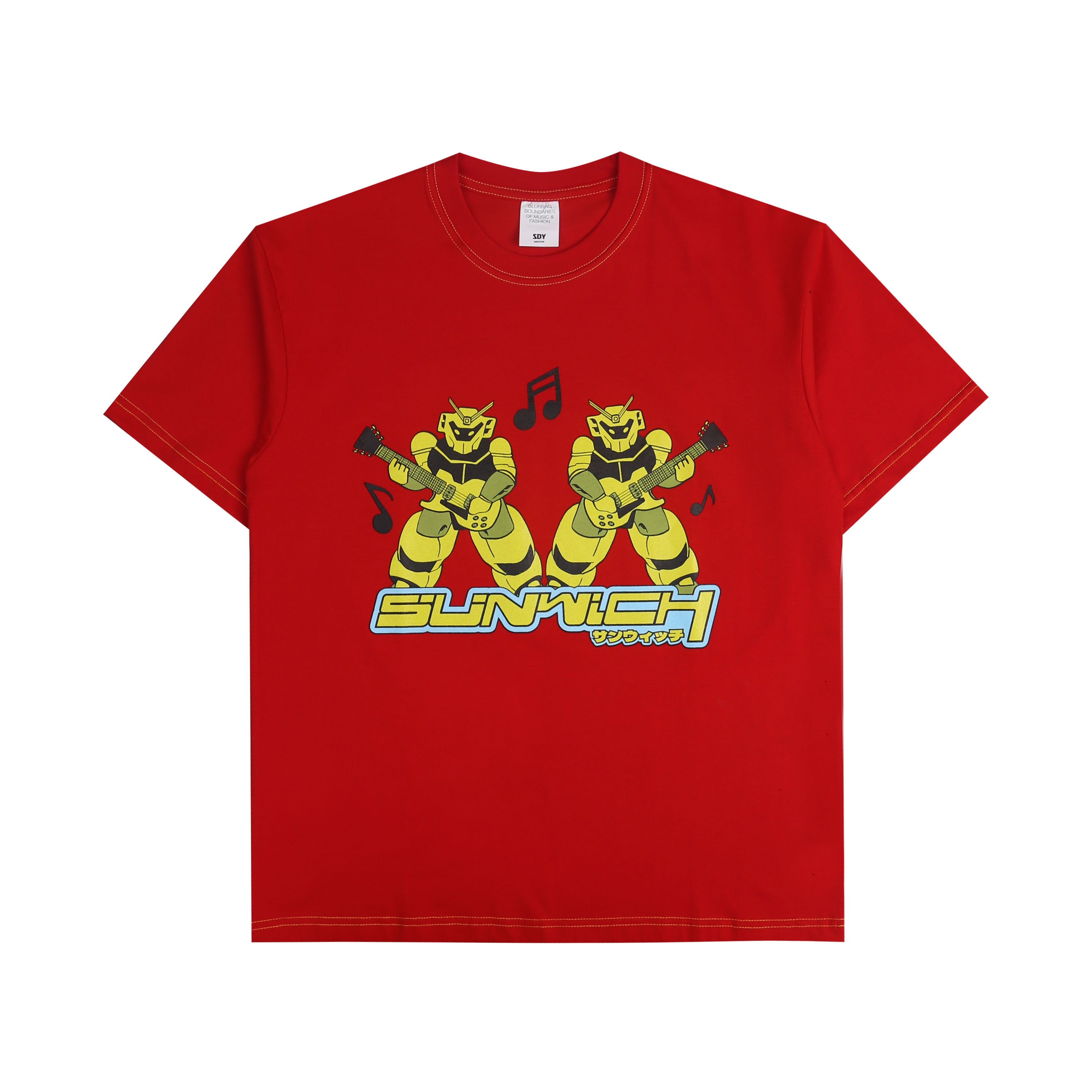 Sunwich - Rockbot - T-shirt - Red