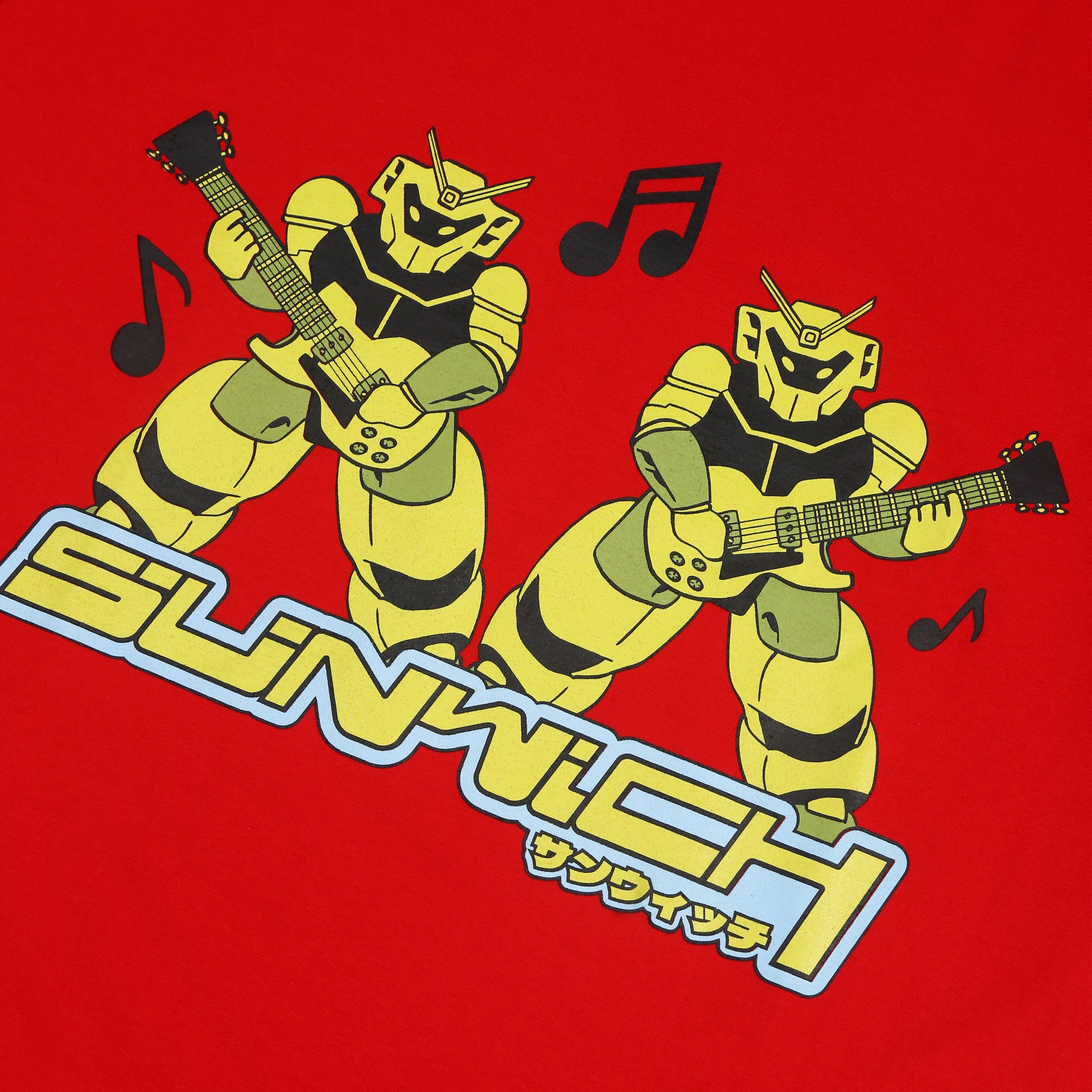 Sunwich - Rockbot - T-shirt - Red