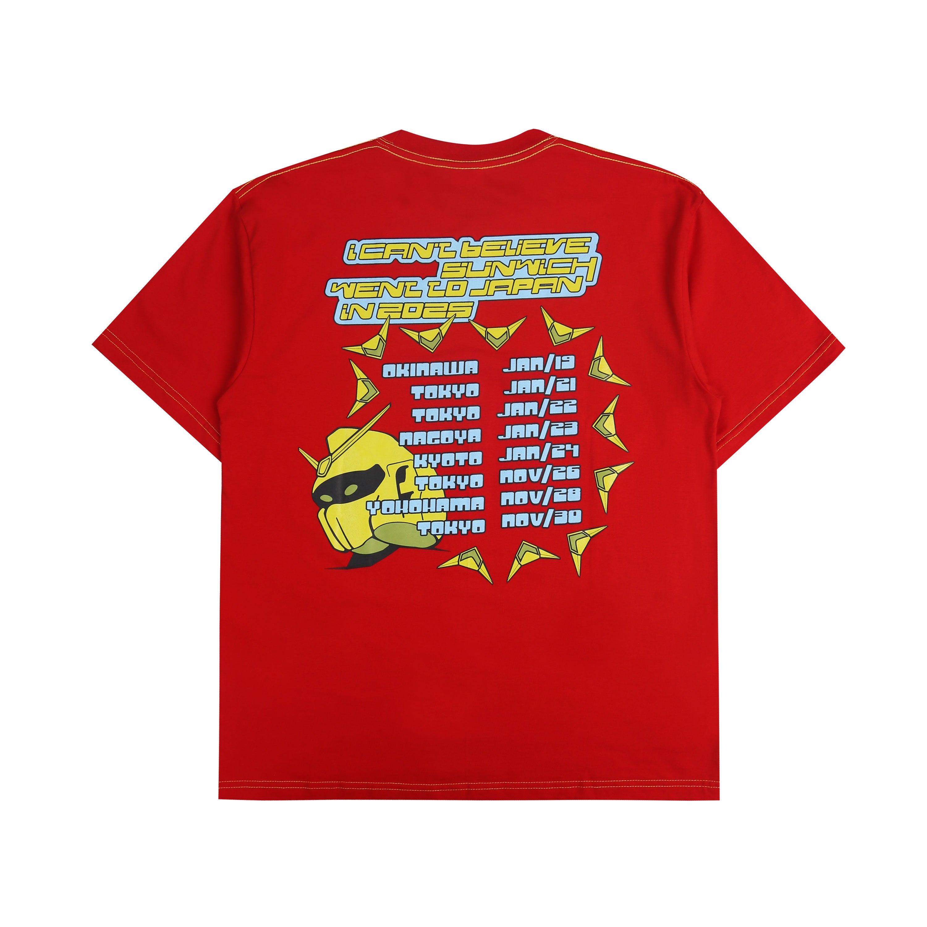 Sunwich - Rockbot - T-shirt - Red