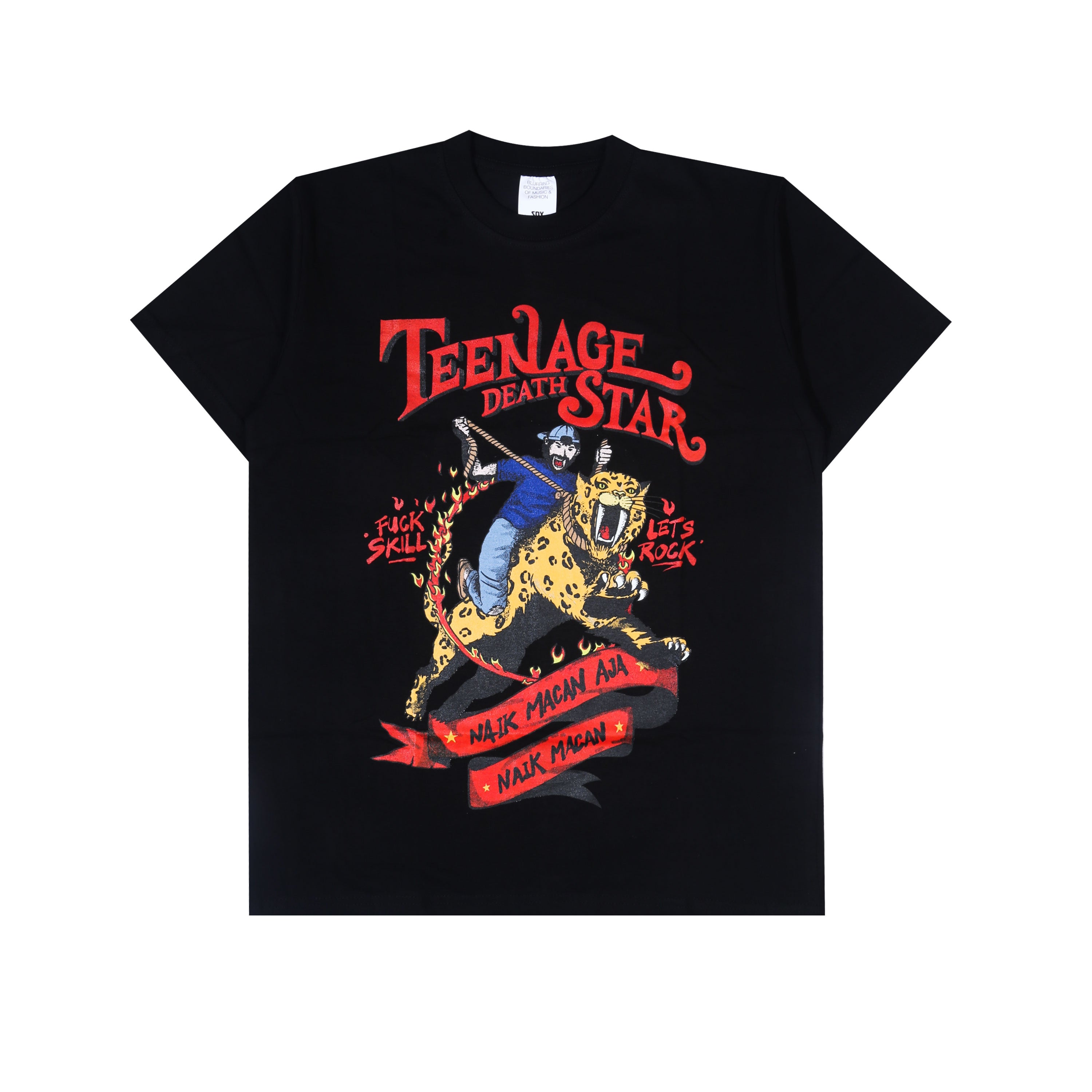 Teenage Death Star - Naik Macan Aja - T-shirt - Black