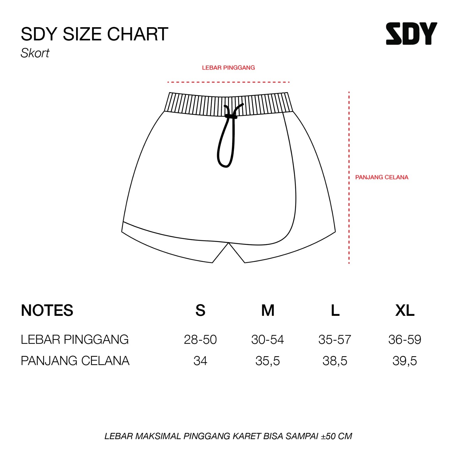 Lomba Sihir - Athletic Club - Skort - Black