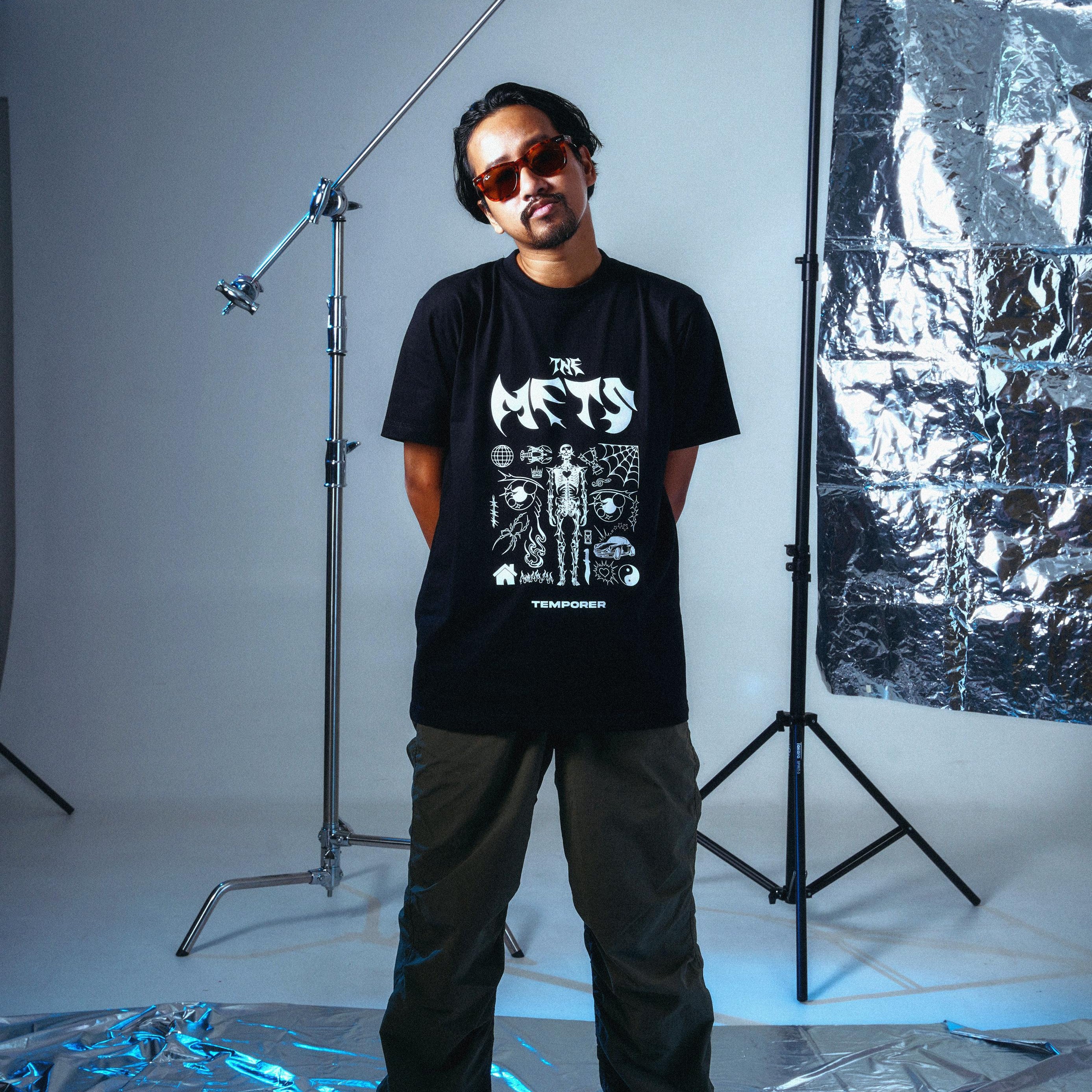 The Mets - Temporer - T-shirt - Black