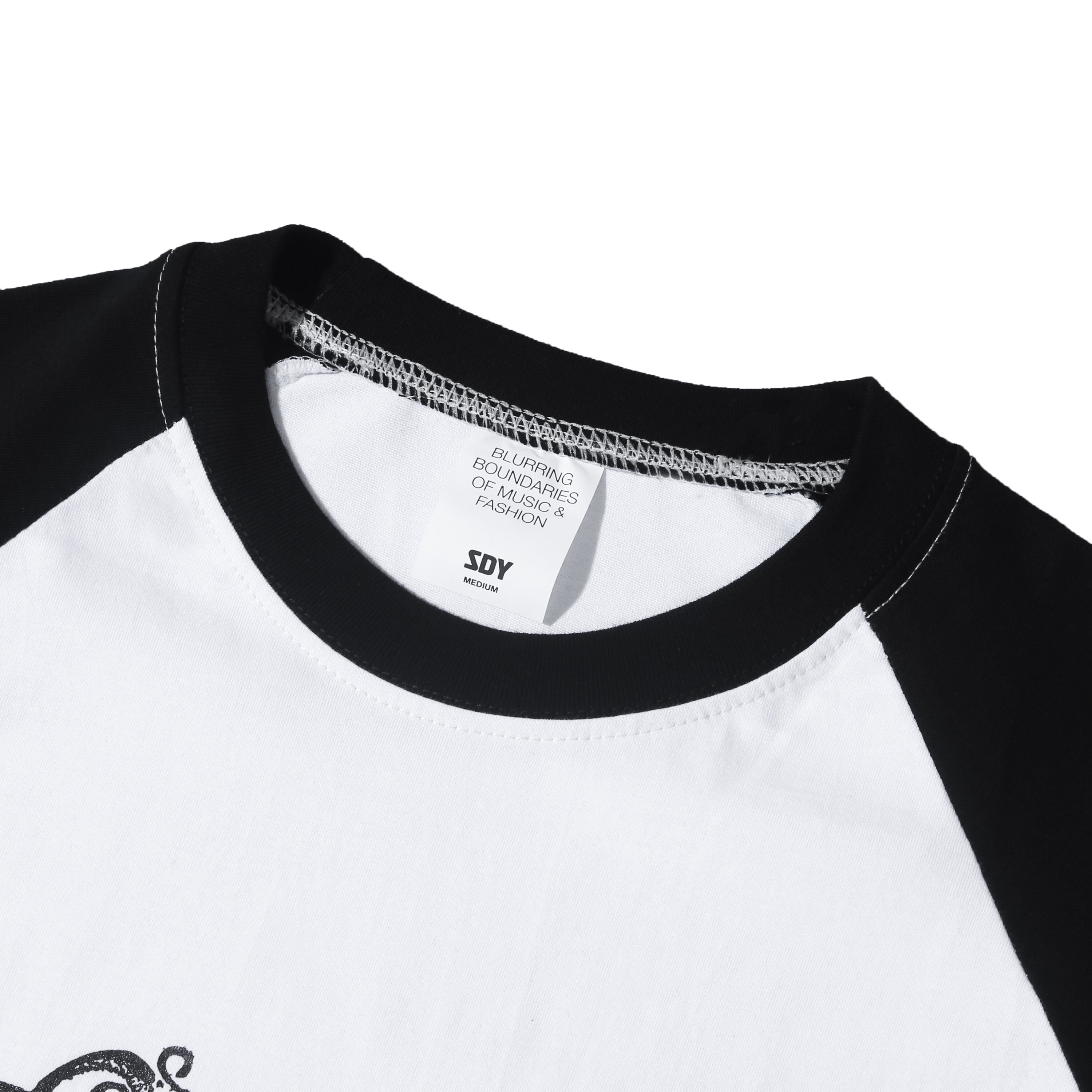 Denisa - Logotype - Raglan T-shirt - White