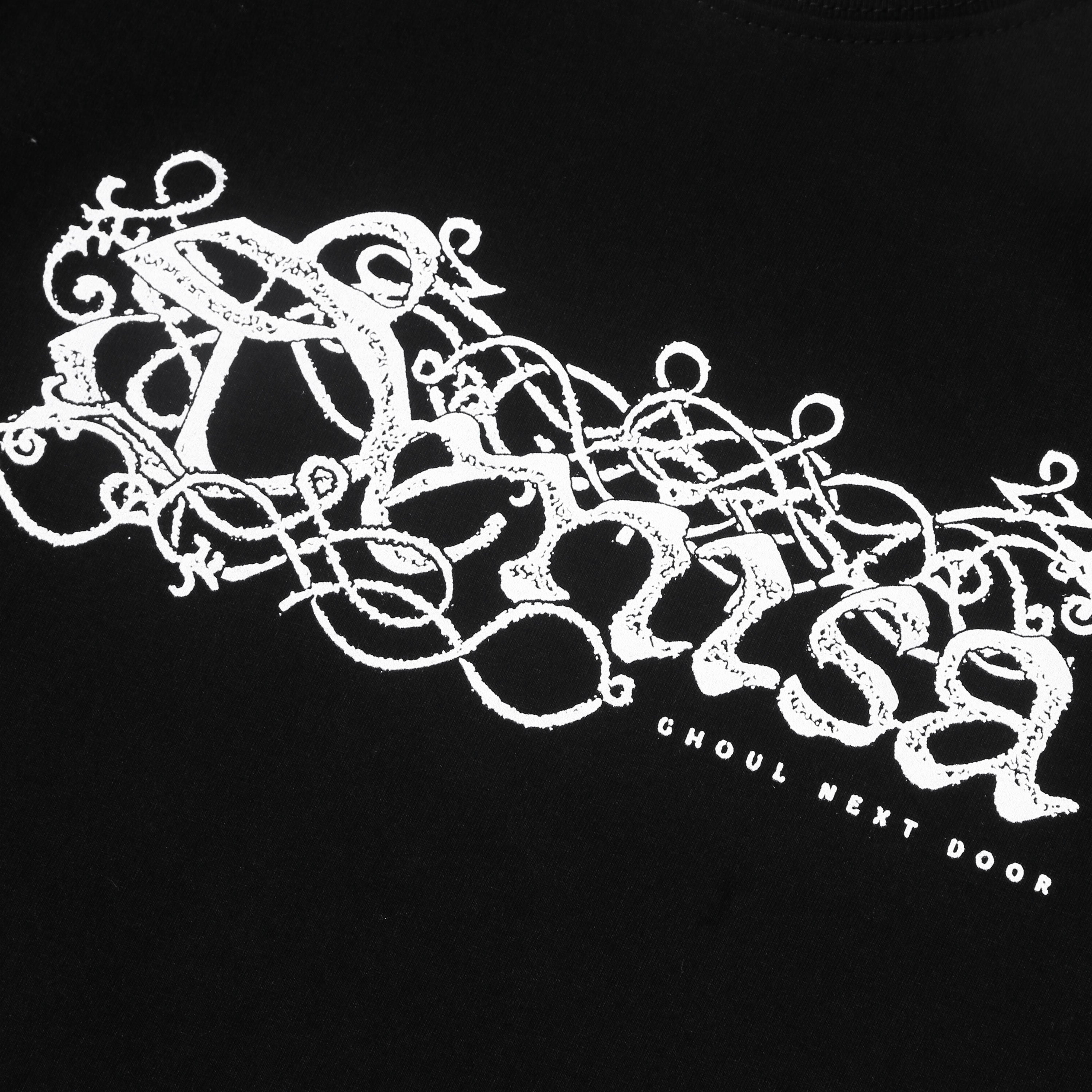 Denisa - Ghoul Next Door - Baby Tee - Black