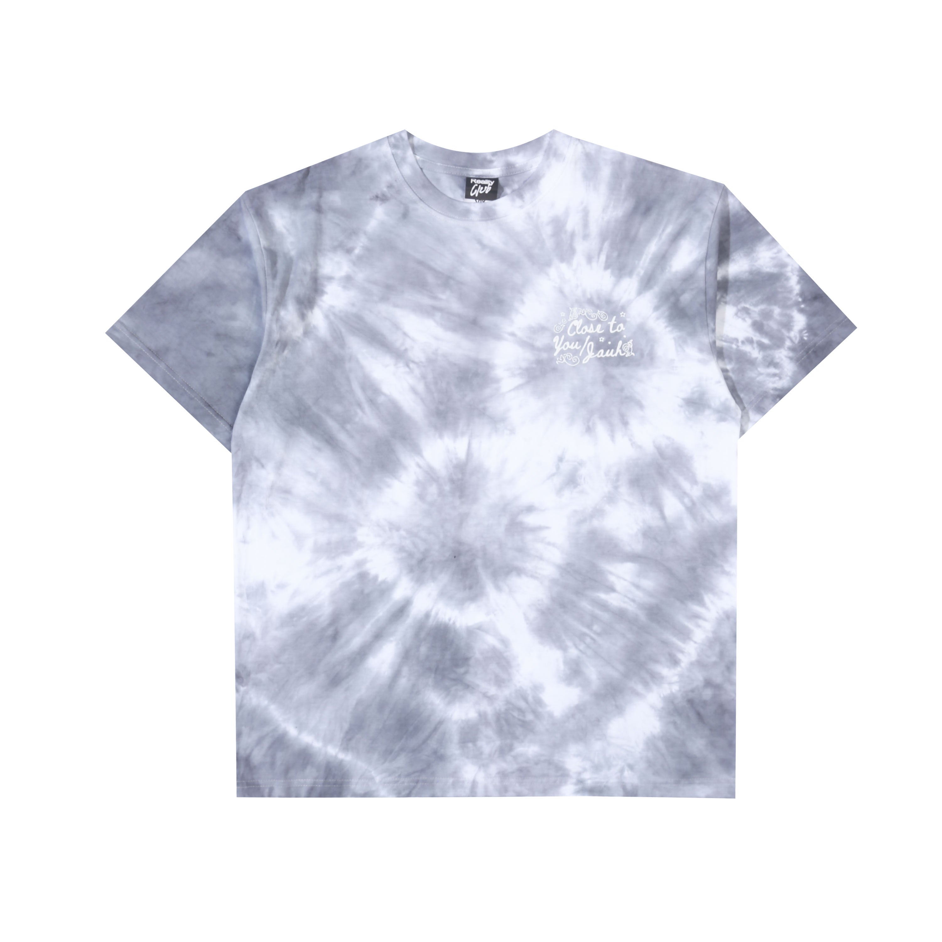 Reality Club - Close To You Tie Dyed - T-shirt - Grey