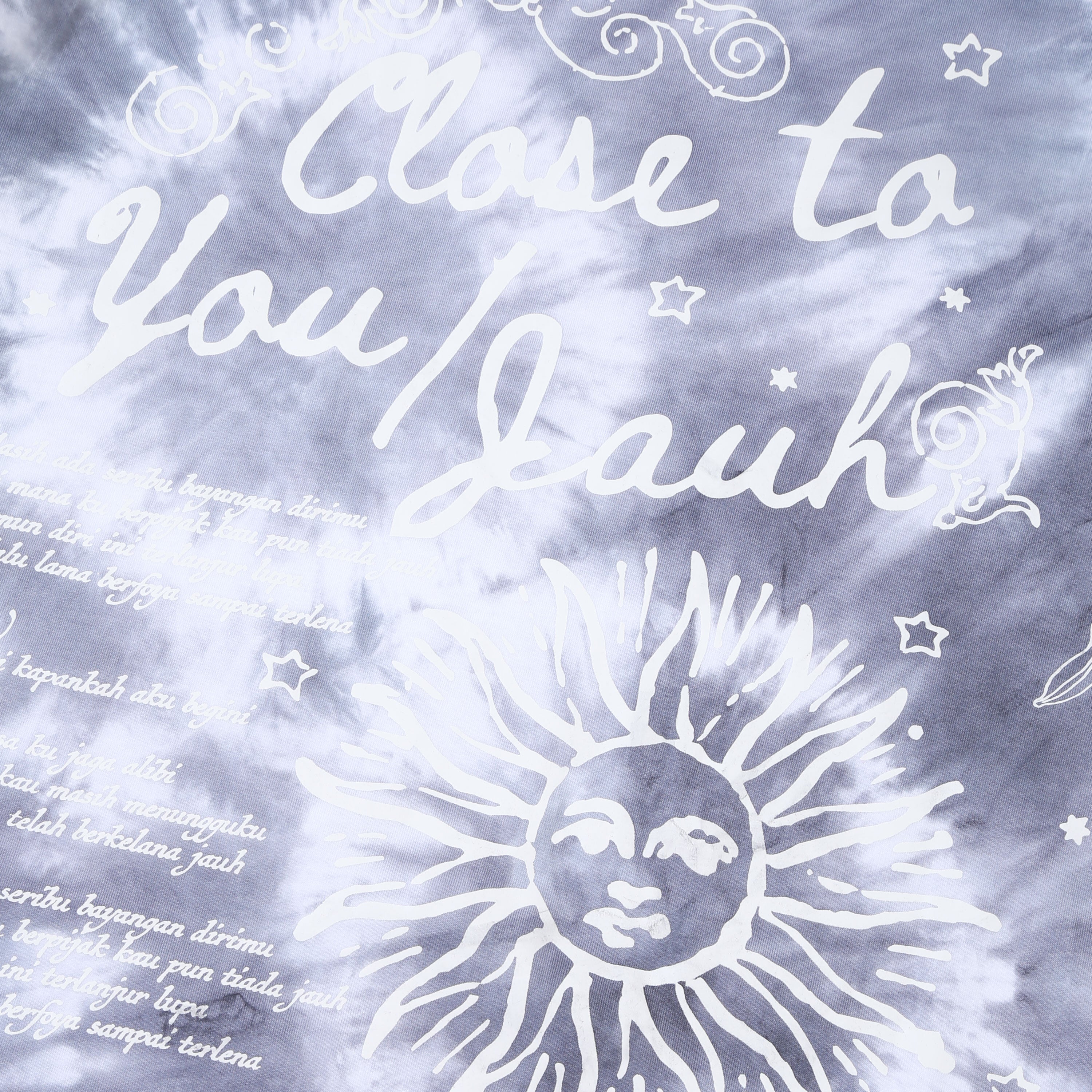 Reality Club - Close To You Tie Dyed - T-shirt - Grey