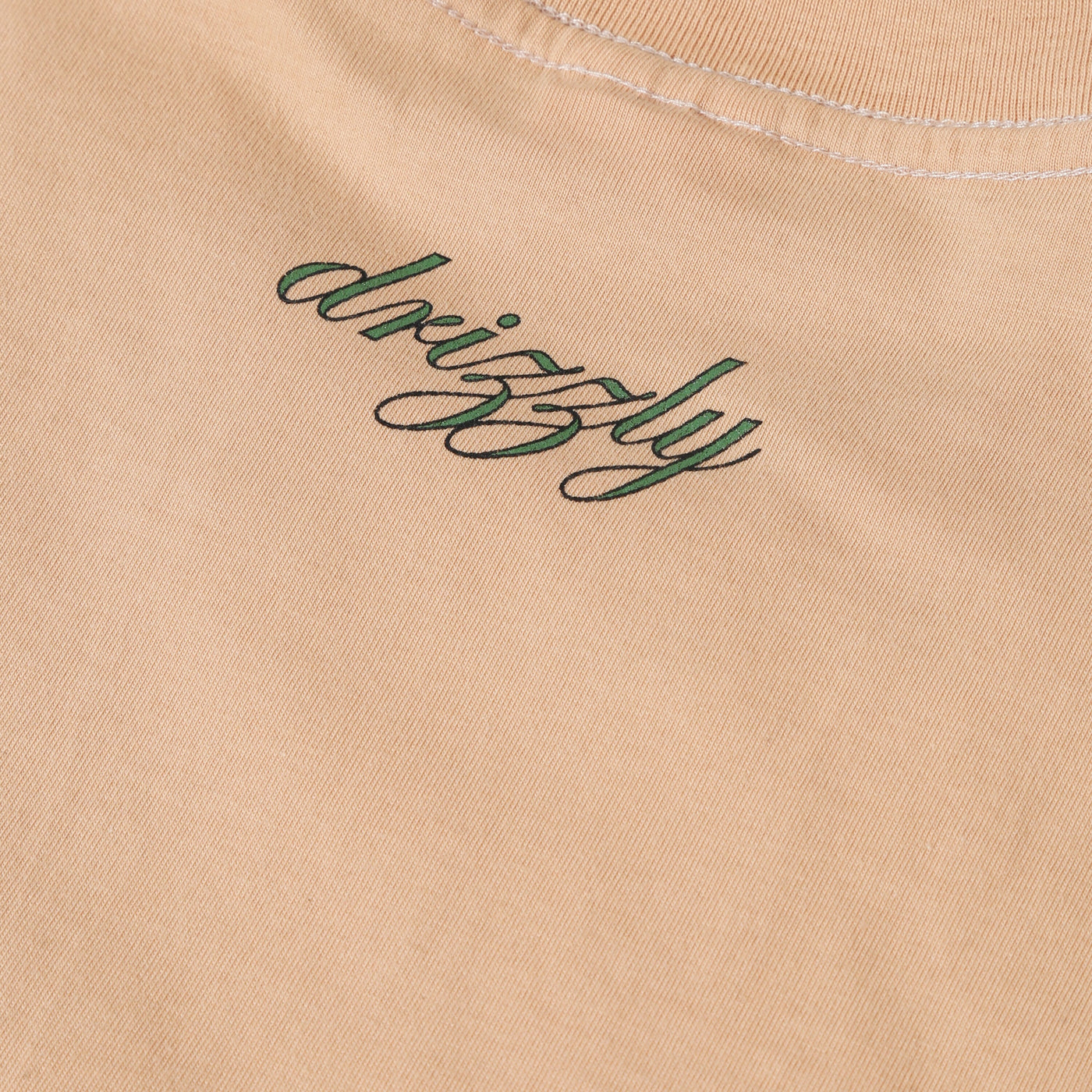 Drizzly - Date - T-shirt - Sand — size chart