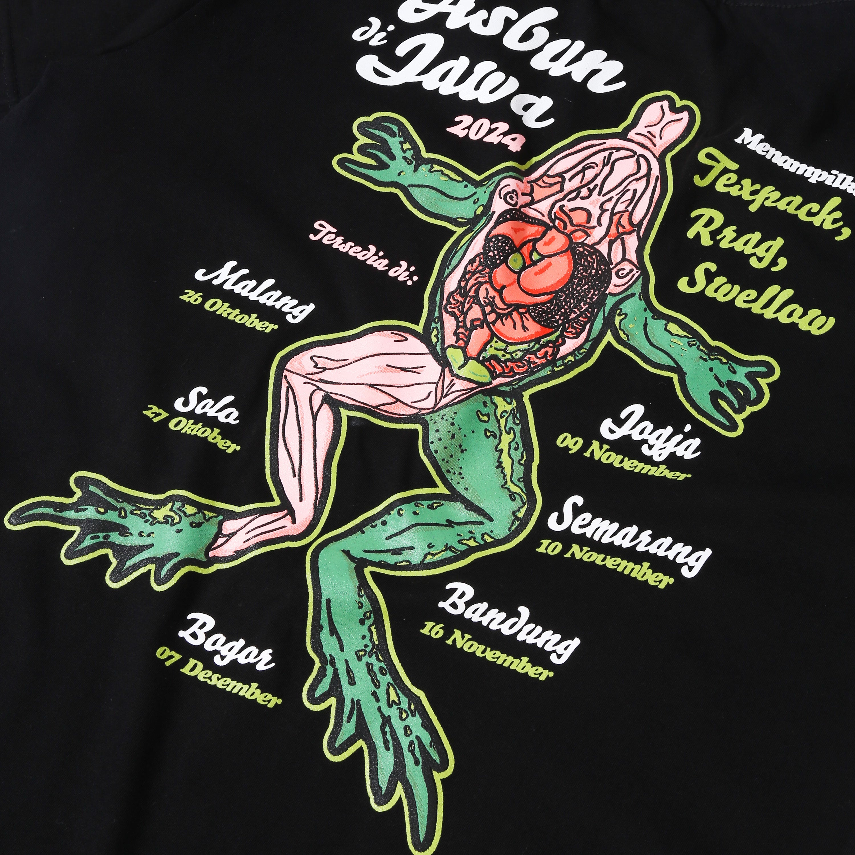 Asbun Tour - General Admission - T-shirt - Black