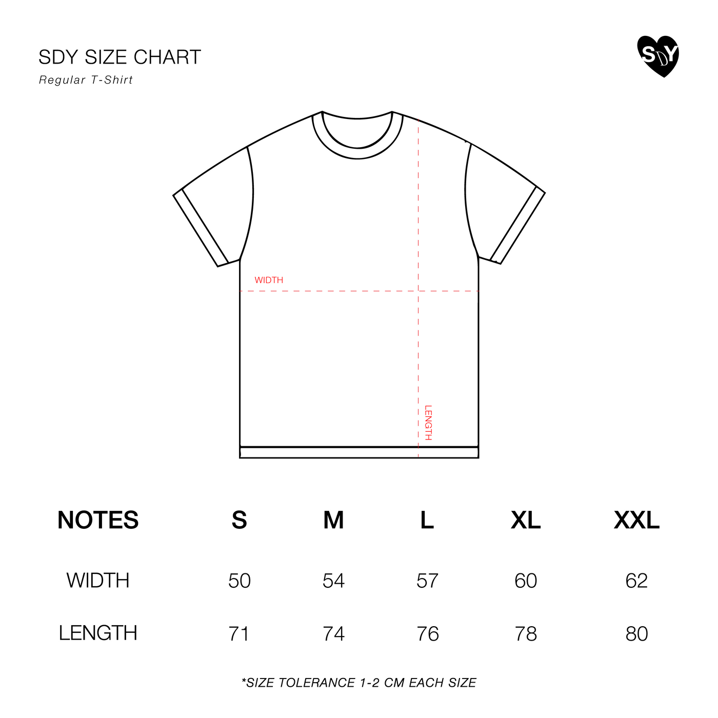Maseta - Festive - T-shirt - White — size chart