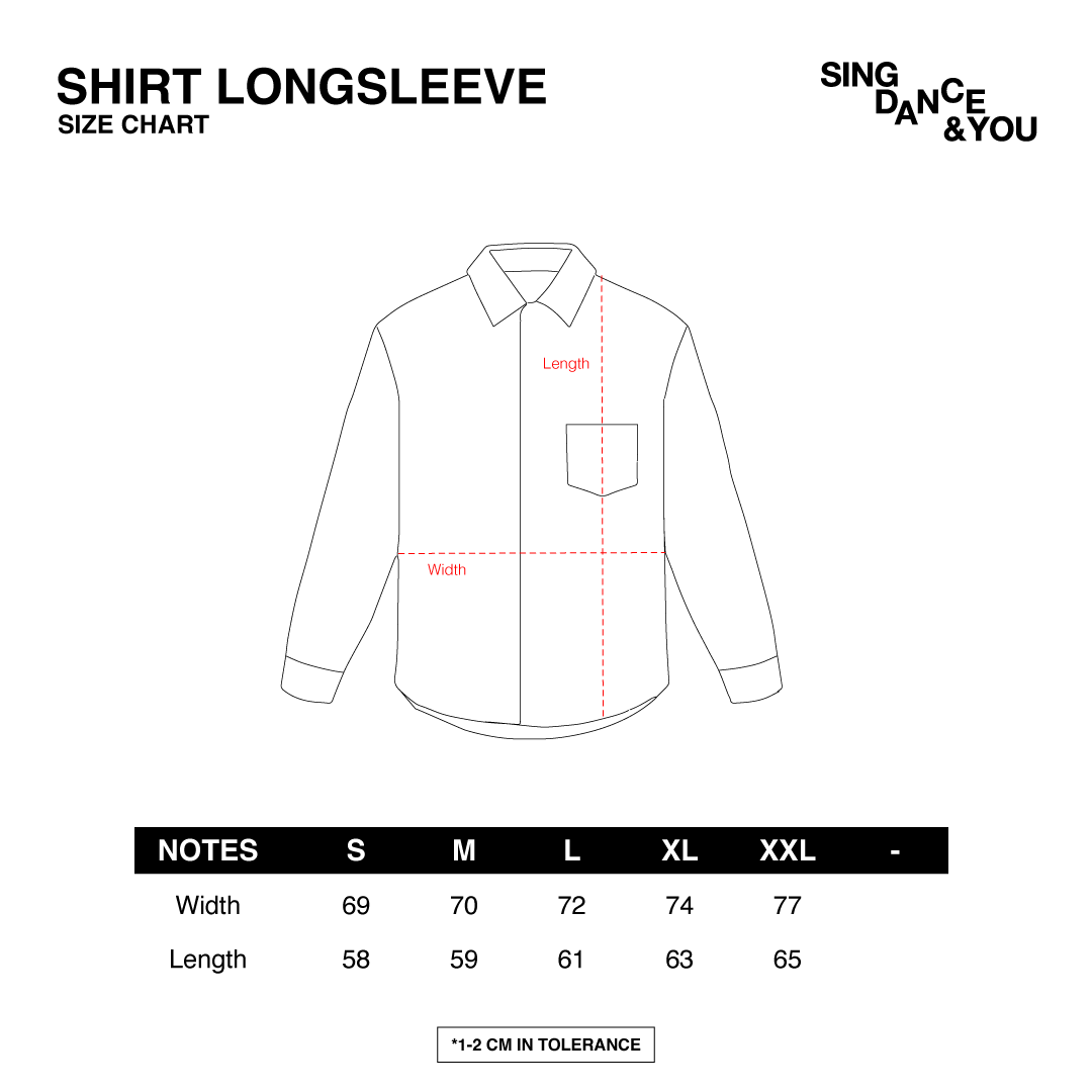 Idgitaf - Sedia Aku Sebelum Hujan - Long Sleeve Shirt - Brown — size chart