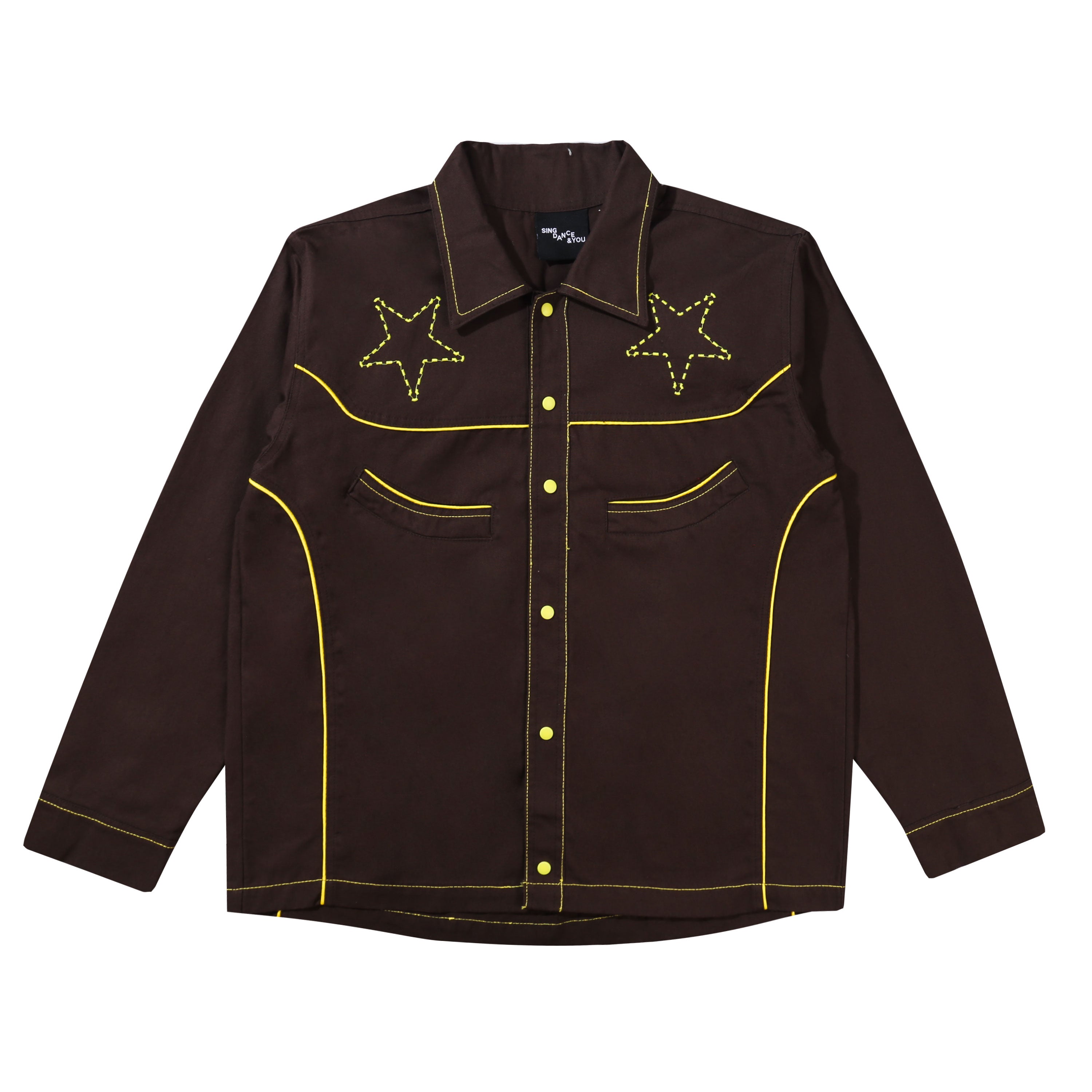 Idgitaf - Sedia Aku Sebelum Hujan - Long Sleeve Shirt - Brown