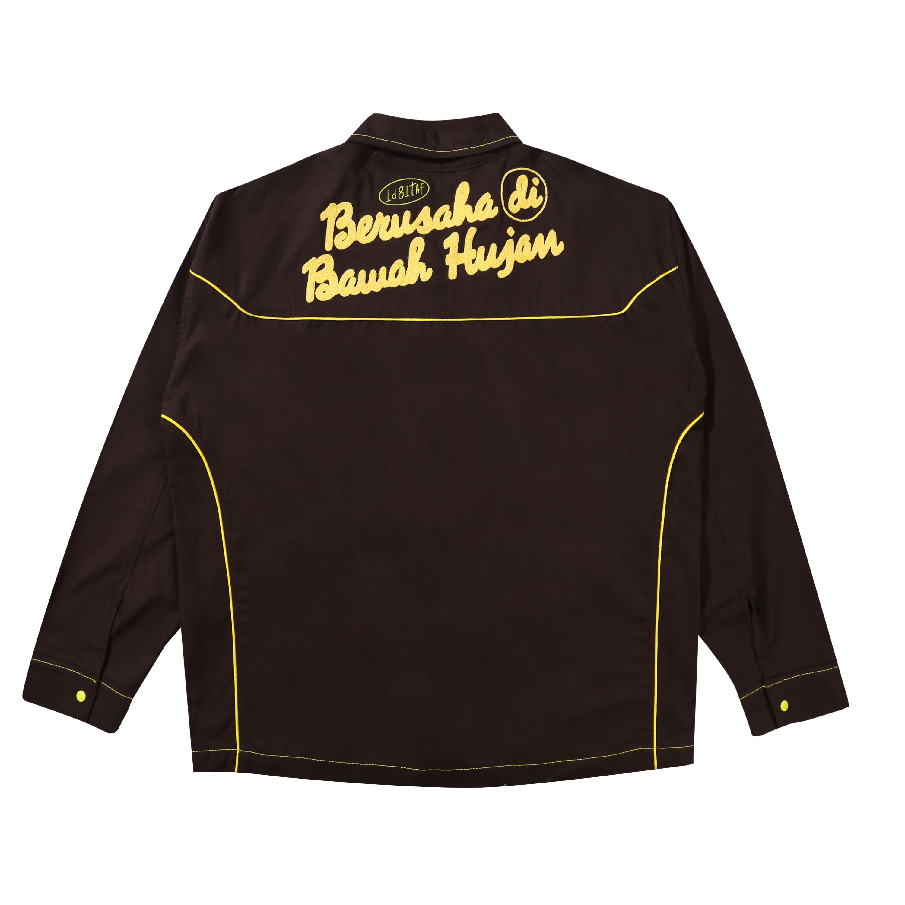 Idgitaf - Sedia Aku Sebelum Hujan - Long Sleeve Shirt - Brown