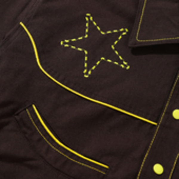 Idgitaf - Sedia Aku Sebelum Hujan - Long Sleeve Shirt - Brown