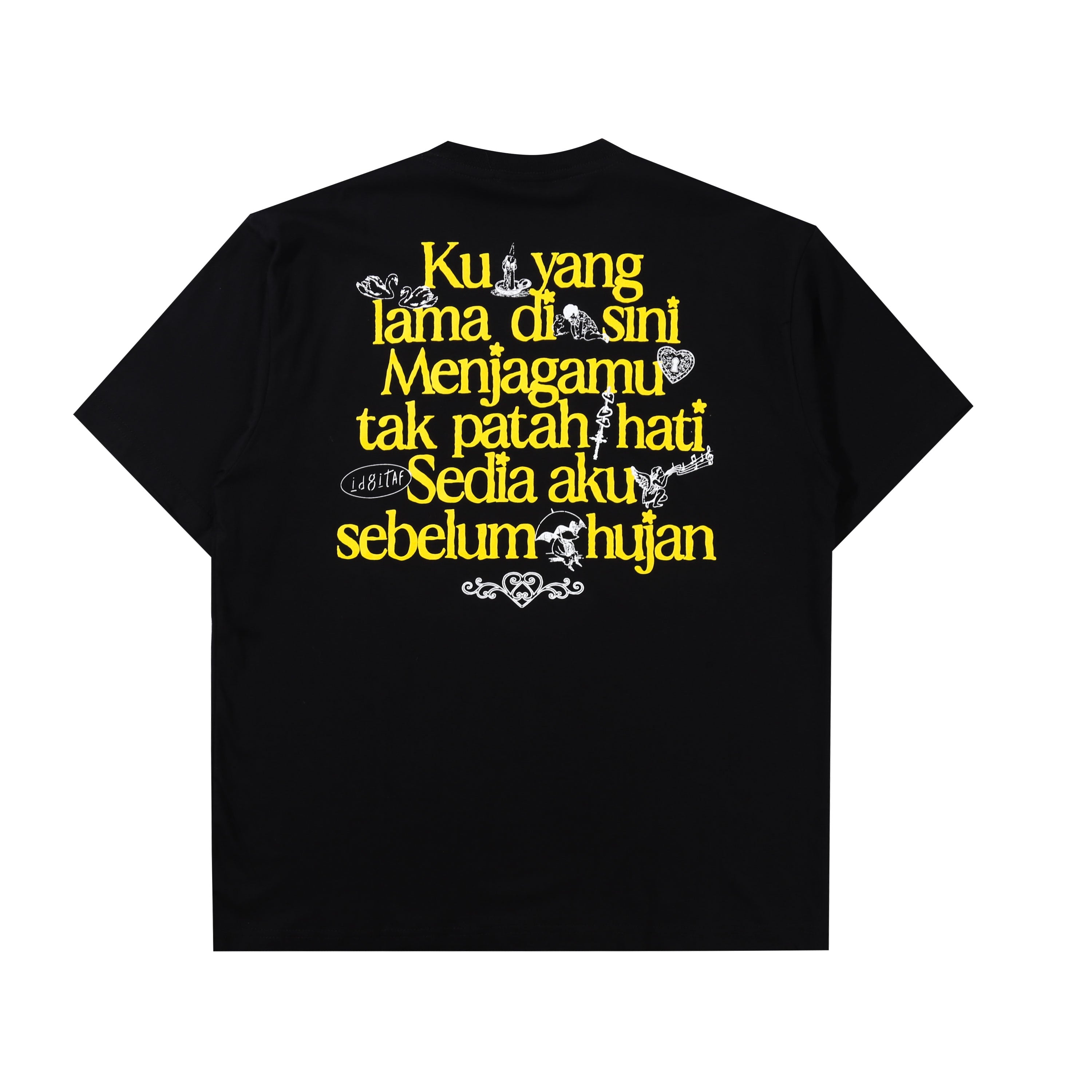 Idgitaf - Sedia Aku Sebelum Hujan - T-shirt - Black