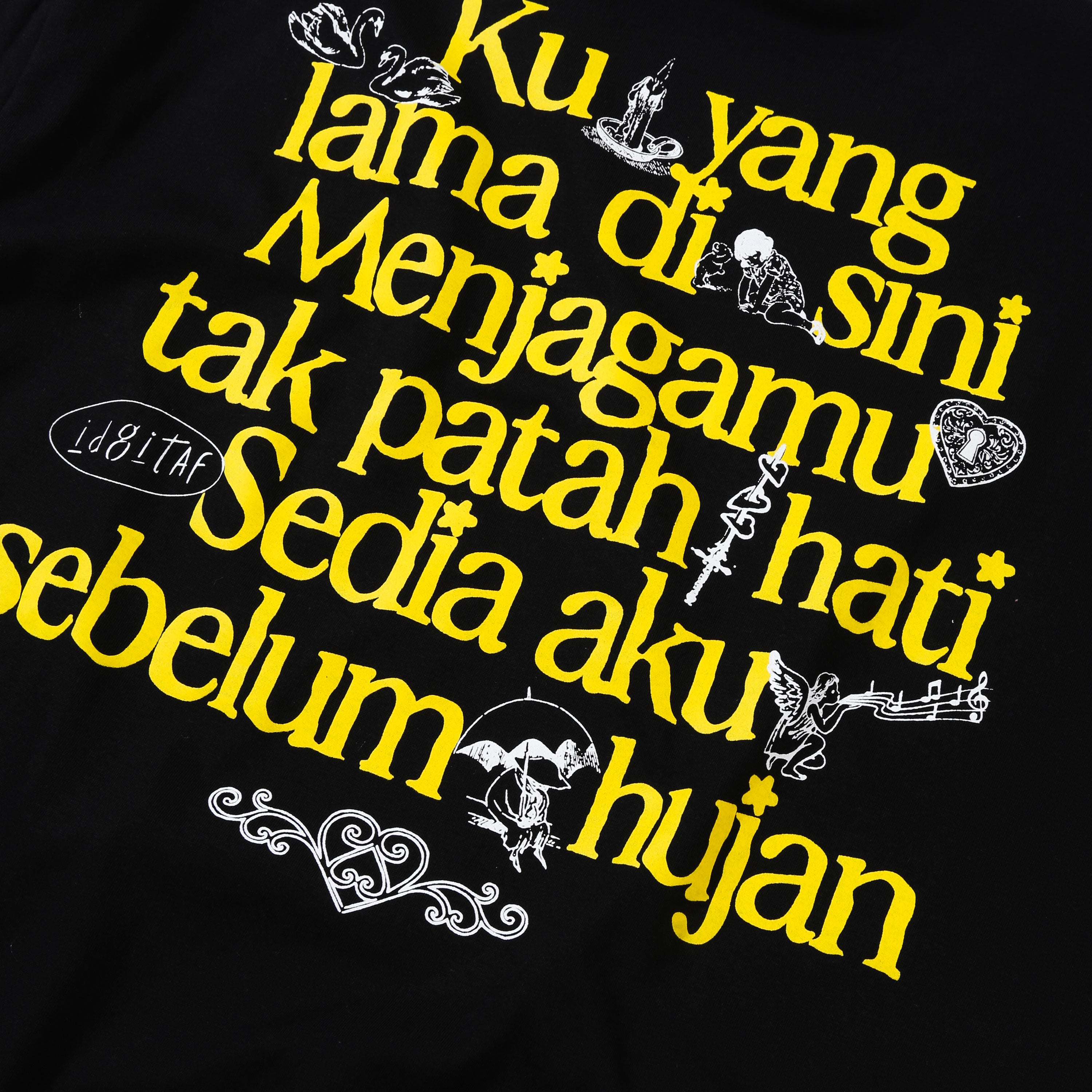 Idgitaf - Sedia Aku Sebelum Hujan - T-shirt - Black