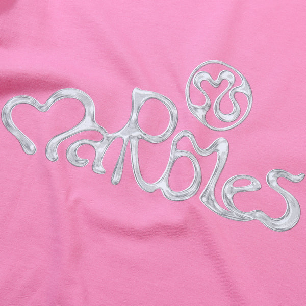 Marbles - Logotype - Baby Tee - Pink-3