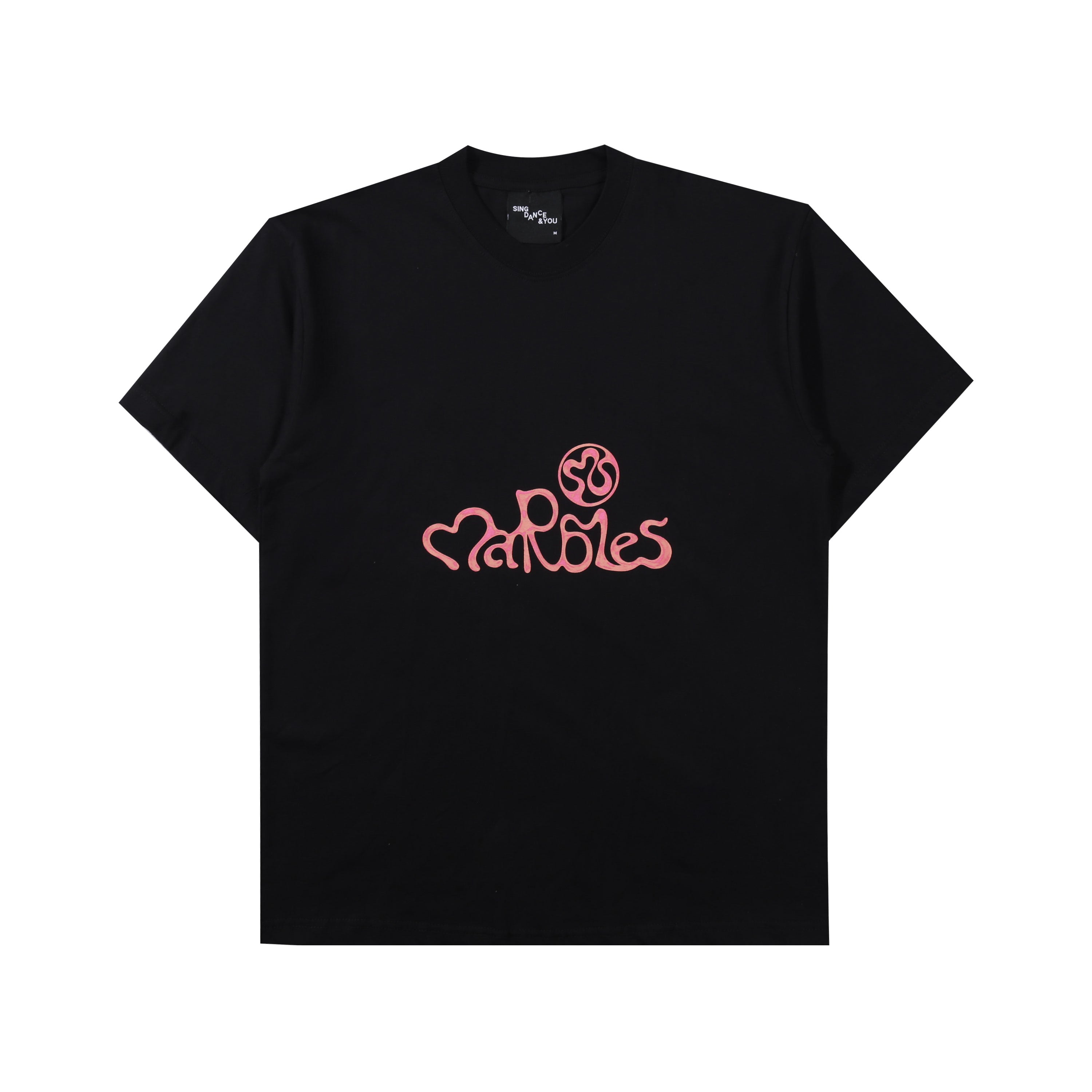 Marbles - Logotype - T-shirt - Black-1
