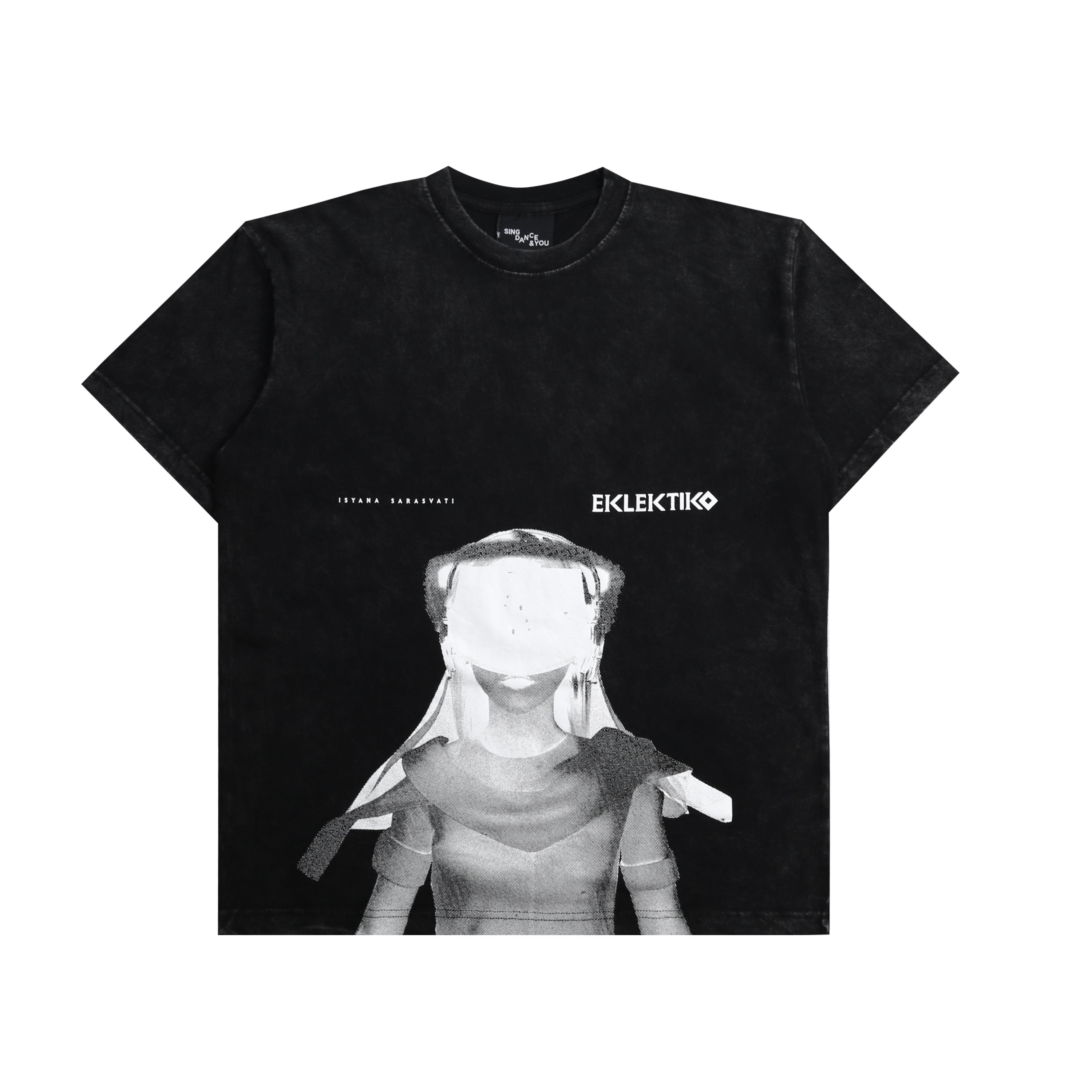 Isyana Sarasvati - Negative - T-Shirt - Regular Tee - Washed - Black-1