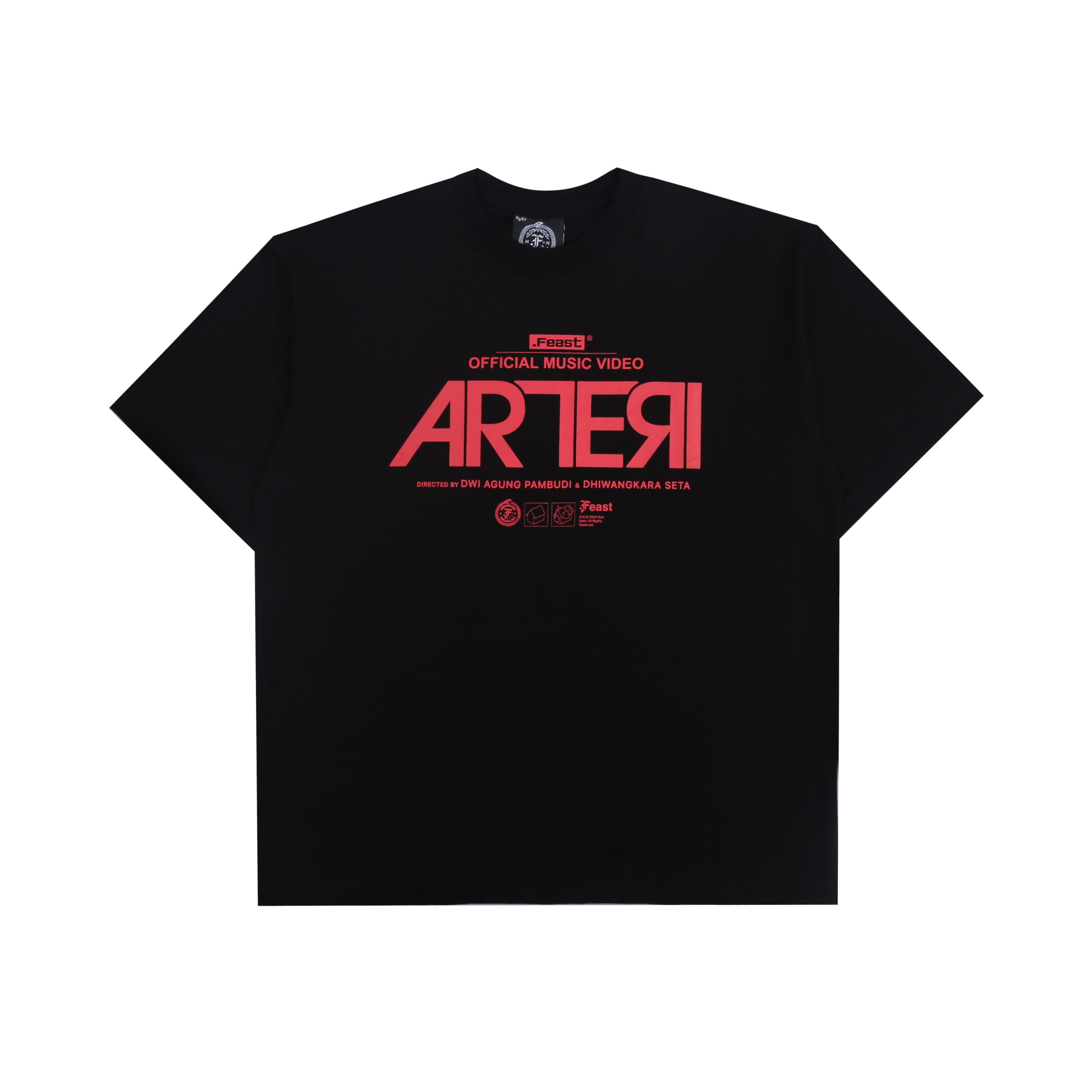 .Feast - Arteri MV - T-shirt - Black