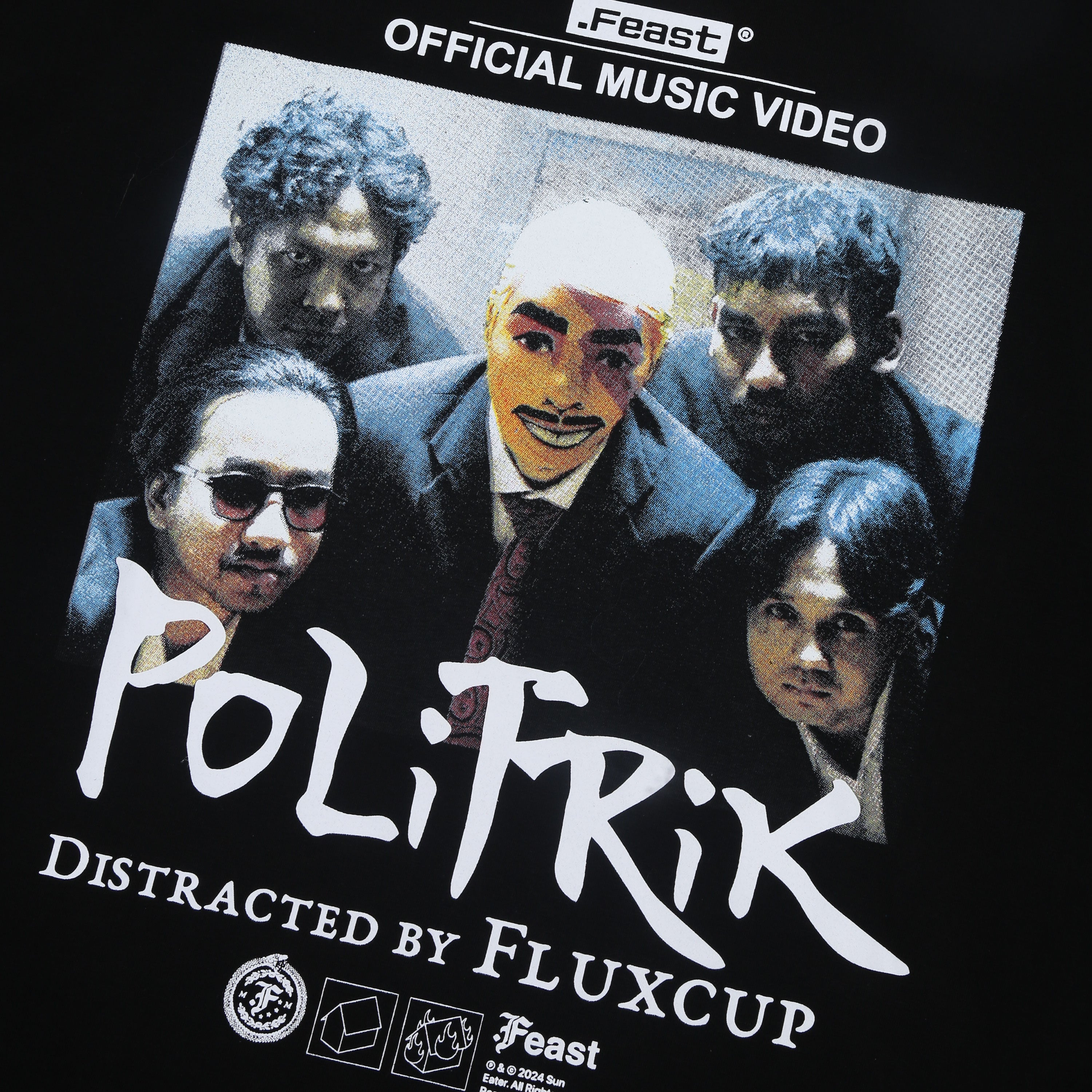 .Feast - Politrik MV - T-shirt - Black