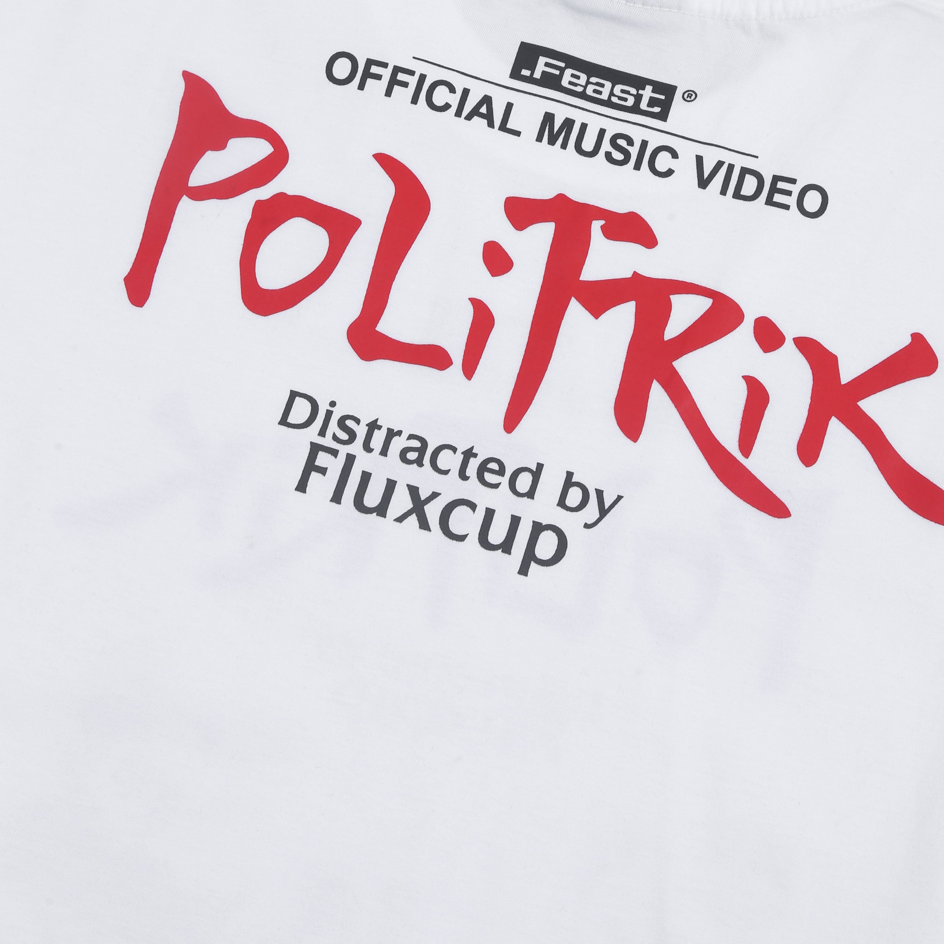 .Feast - Politrik MV Longsleeve - T-shirt - White