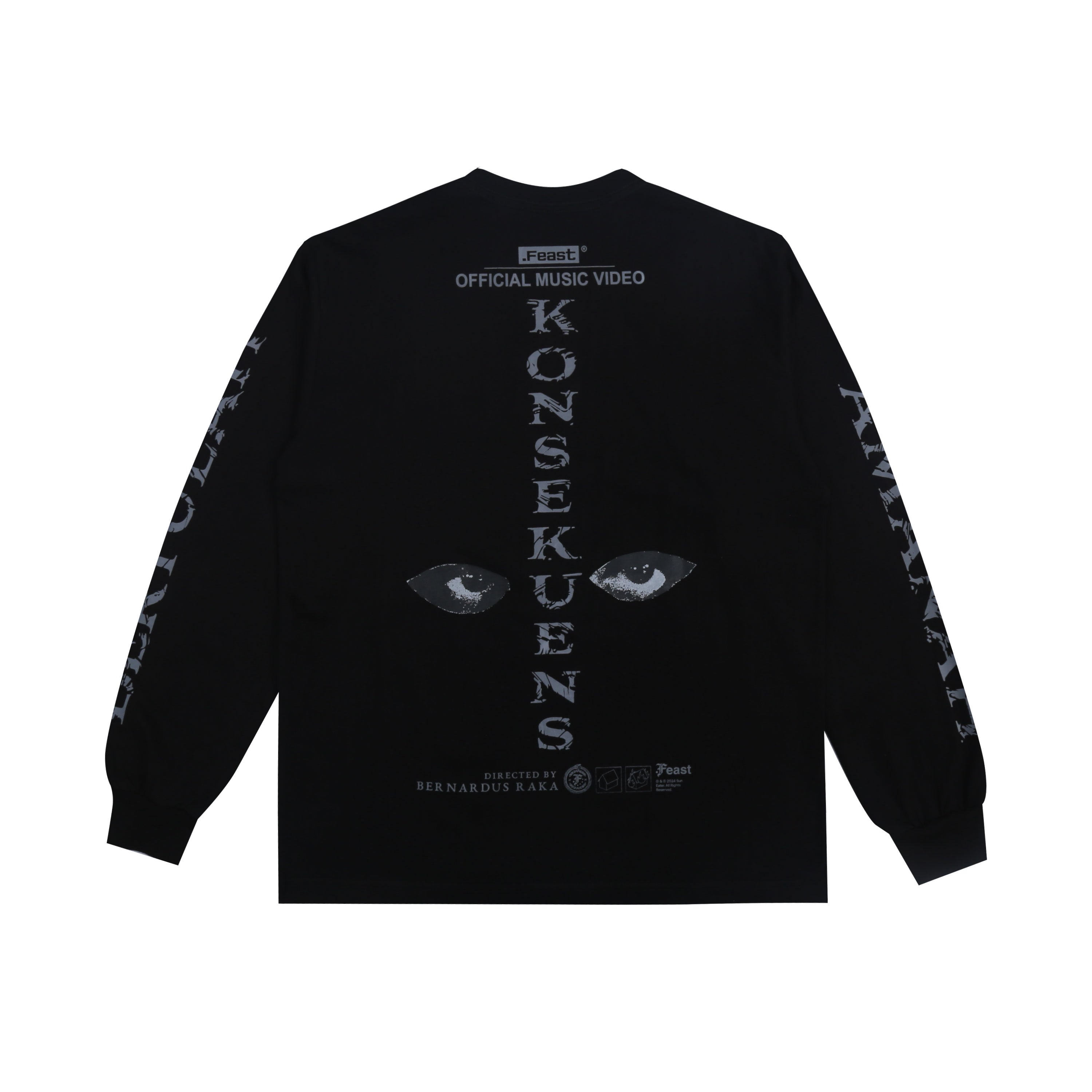 Feast - Konsekuens MV Longsleeve - T-shirt - Black – Sing, Dance & You