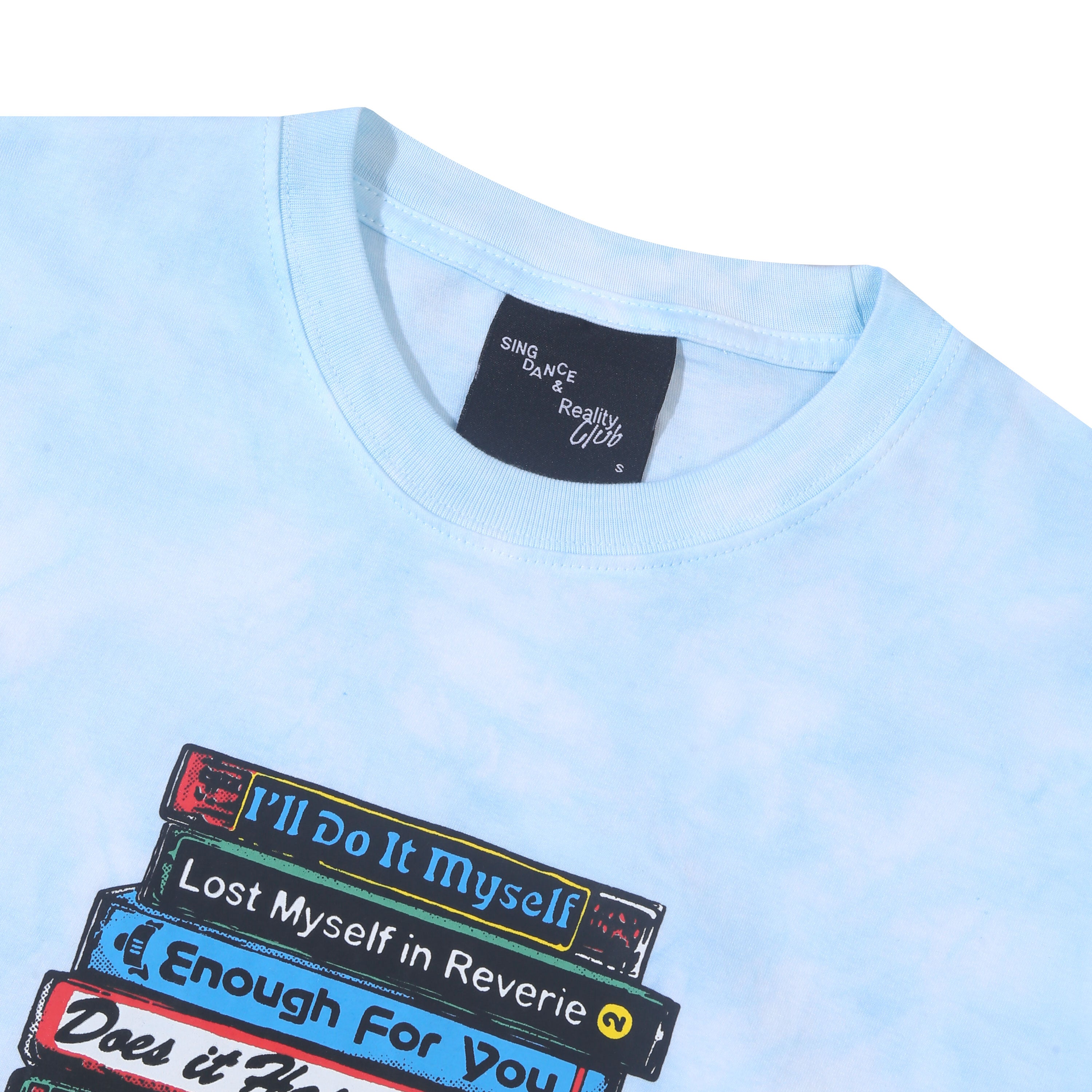 Reality Club - Tracklist 2026 Tie Dye Longsleeve - T-shirt - Blue