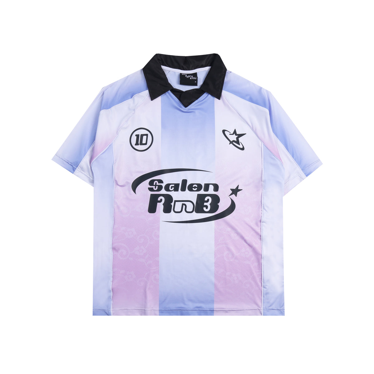 Salon RnB - Out of Ten - Jersey - Regular Tee - Blue & White