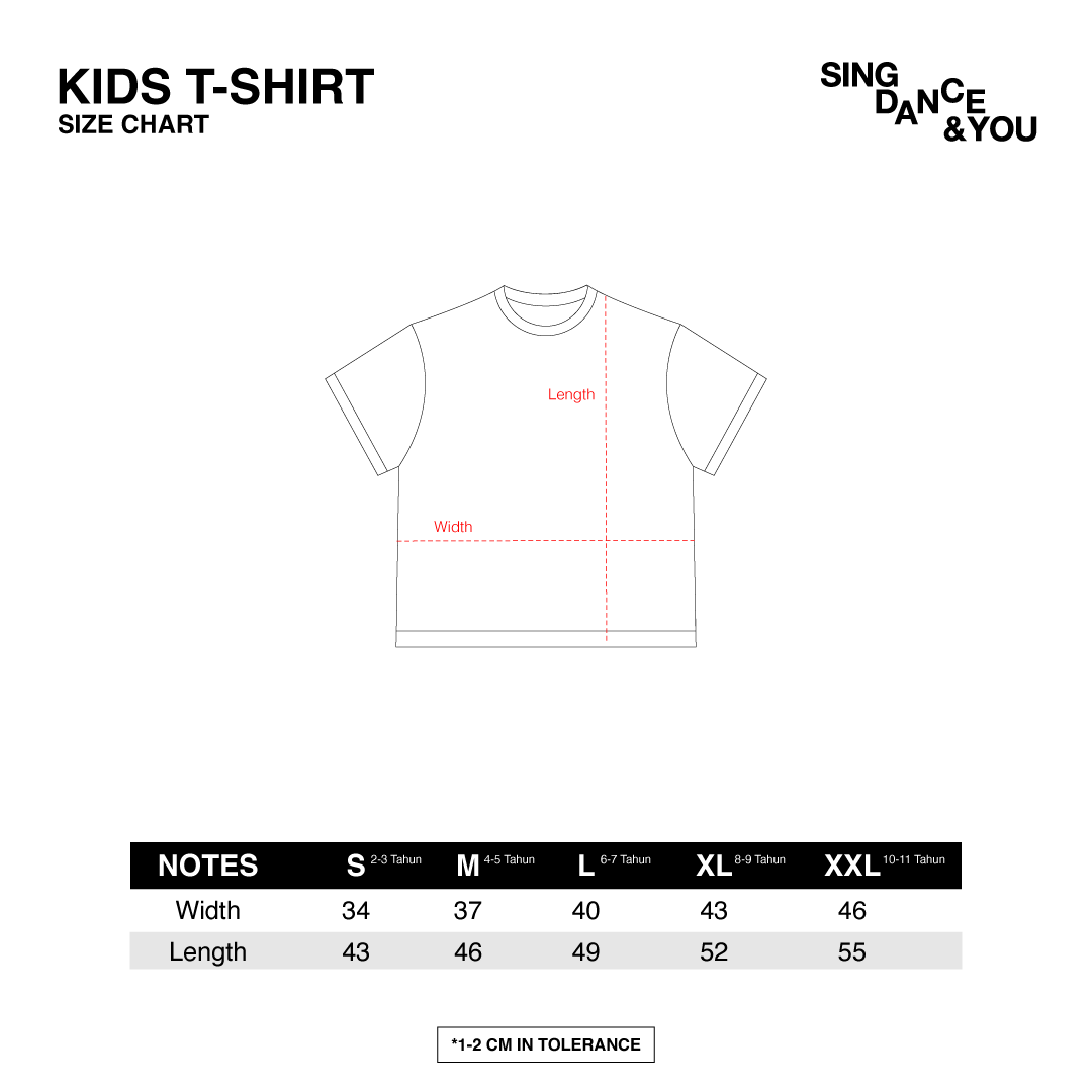 .Feast - .Feast & Company - Kids T-shirt - Brown — size chart