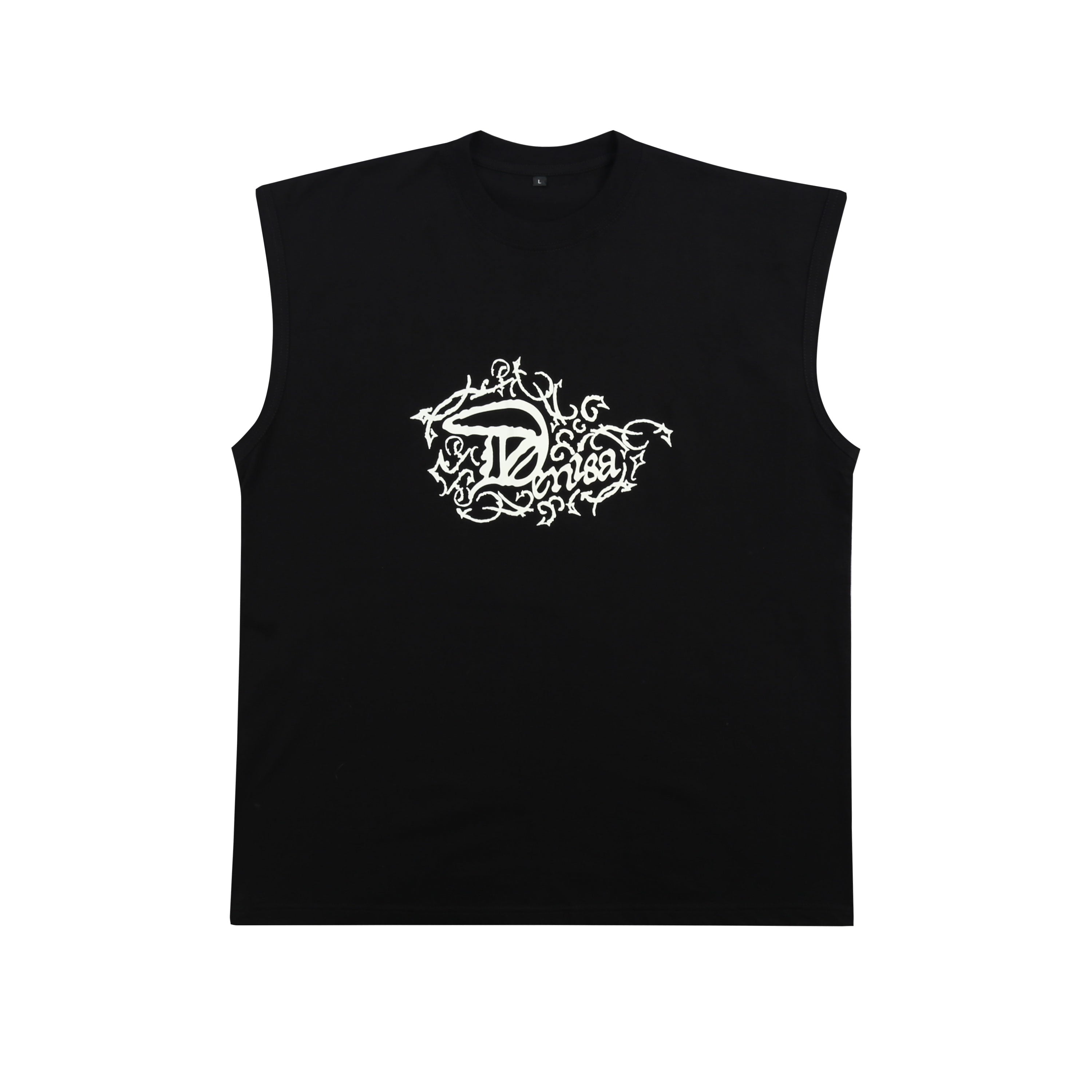 Denisa - Caligraphic - T-Shirt - Sleveless-10