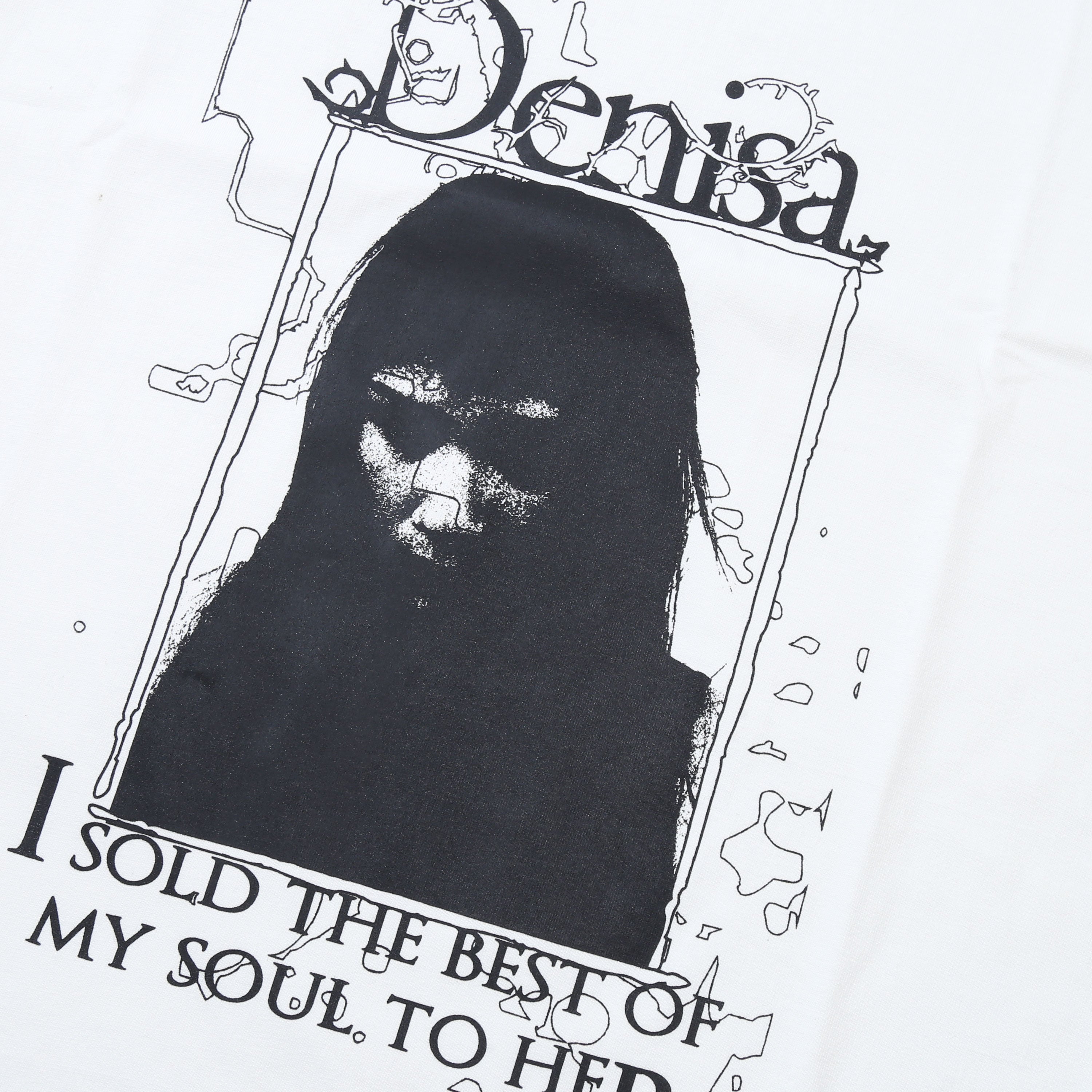 Denisa - Potrait of Den - T-Shirt - Regular Tee - Broken White-3
