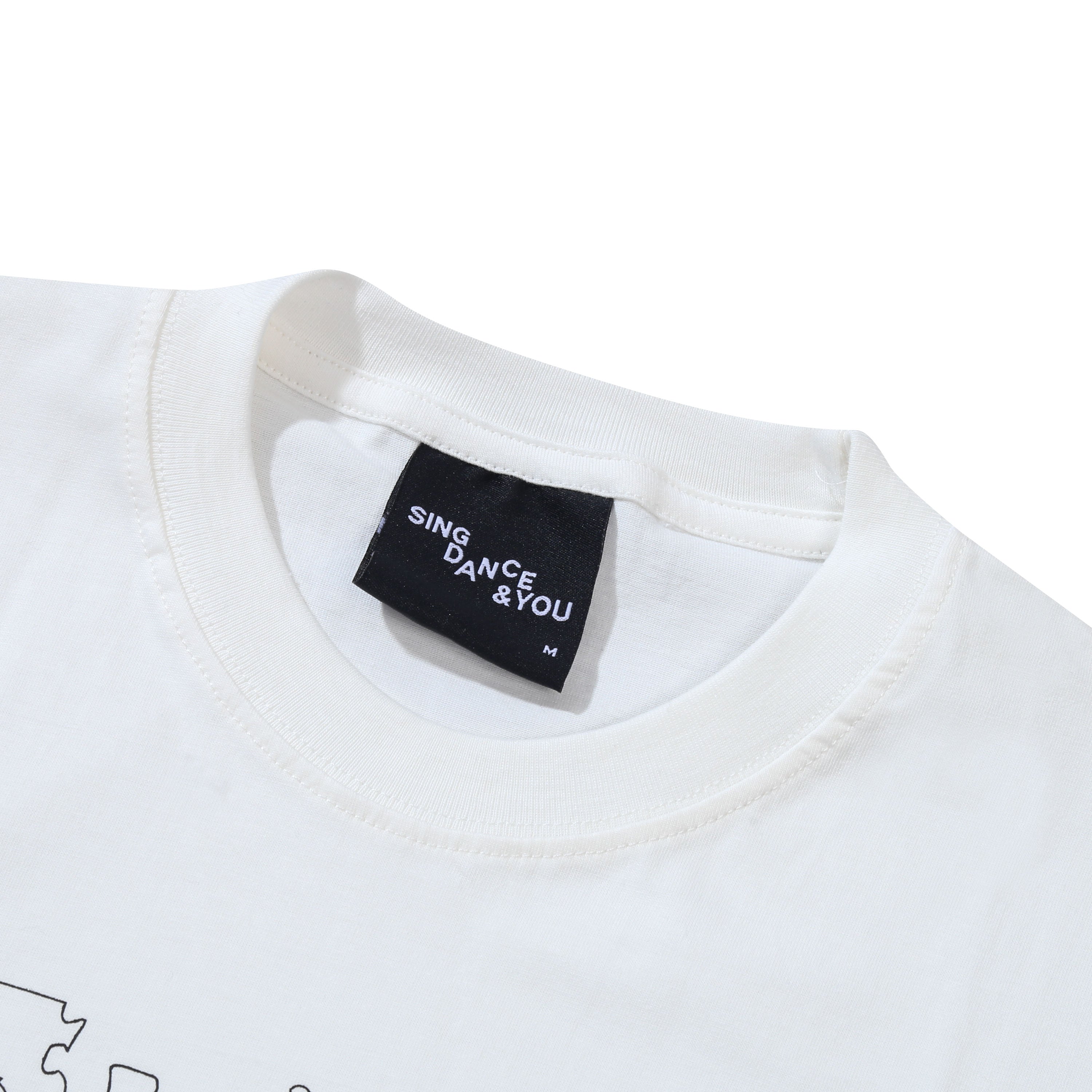 Denisa - Potrait of Den - T-Shirt - Regular Tee - Broken White-4