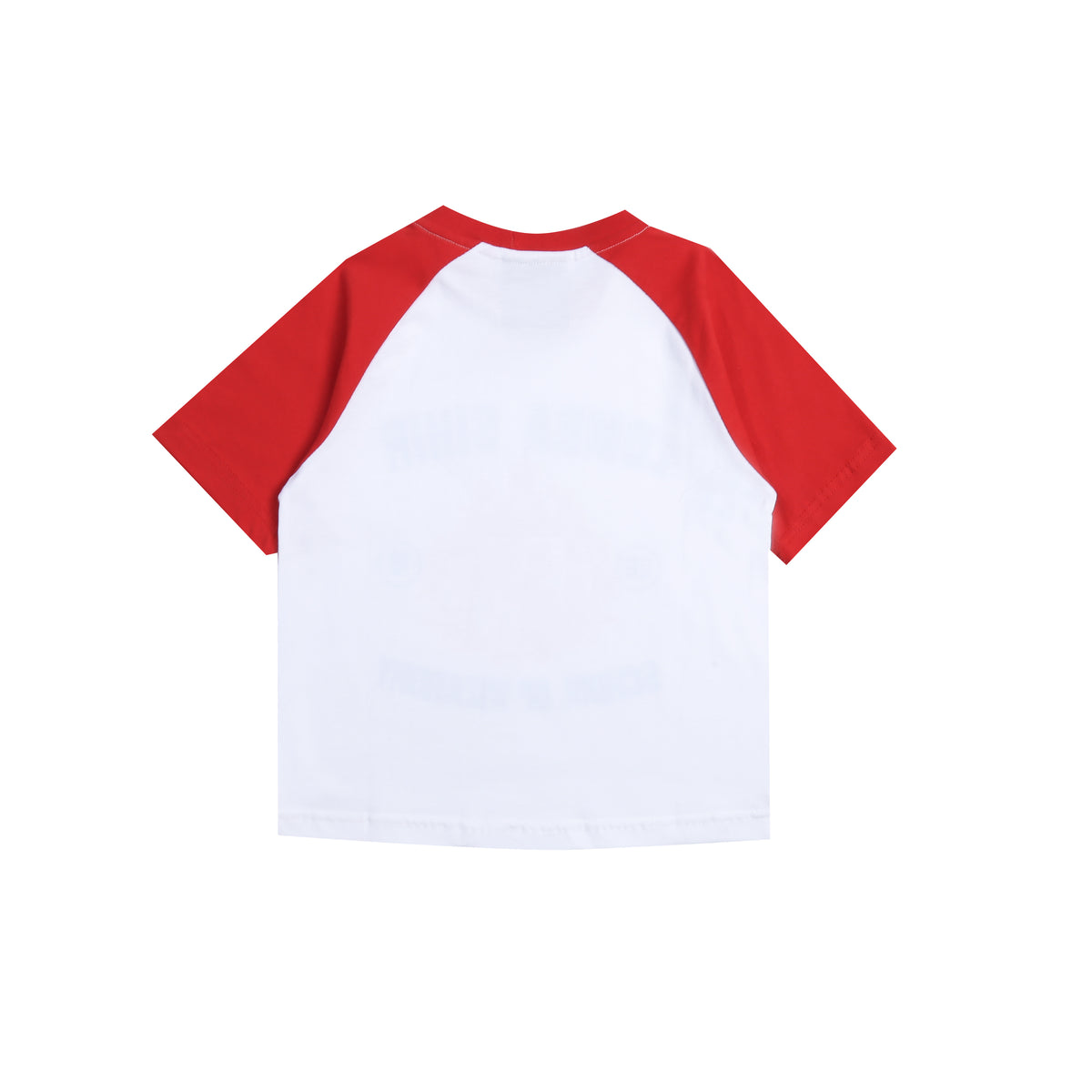 Lomba Sihir - The Badge - Raglan T-Shirt - Kids Tee - White & Red-2