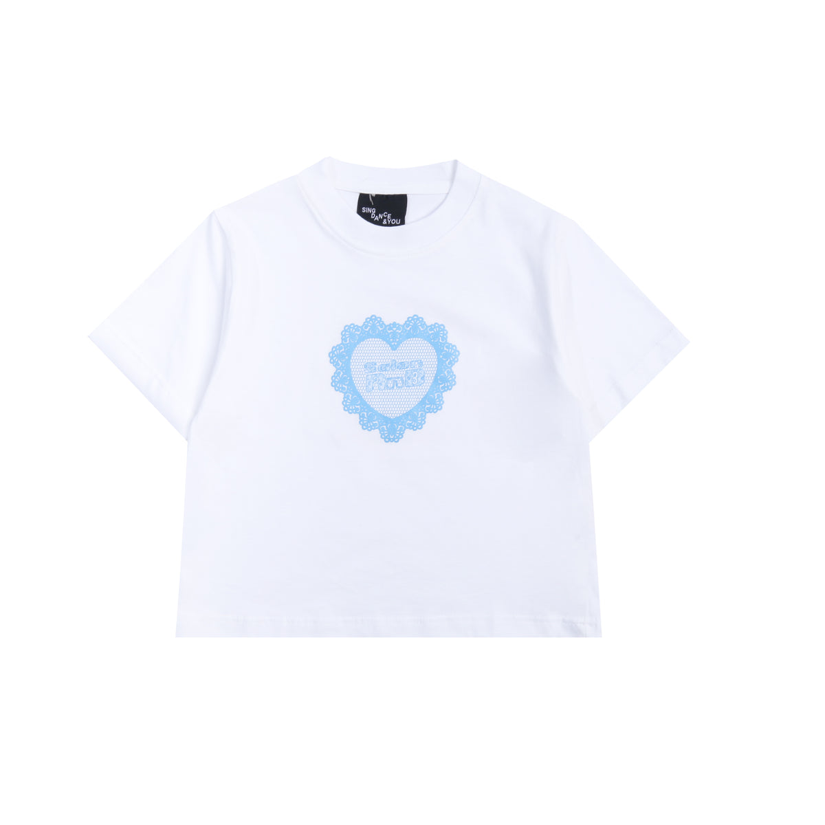Salon RnB - Logo Tee - T-Shirt - Baby Tee - White