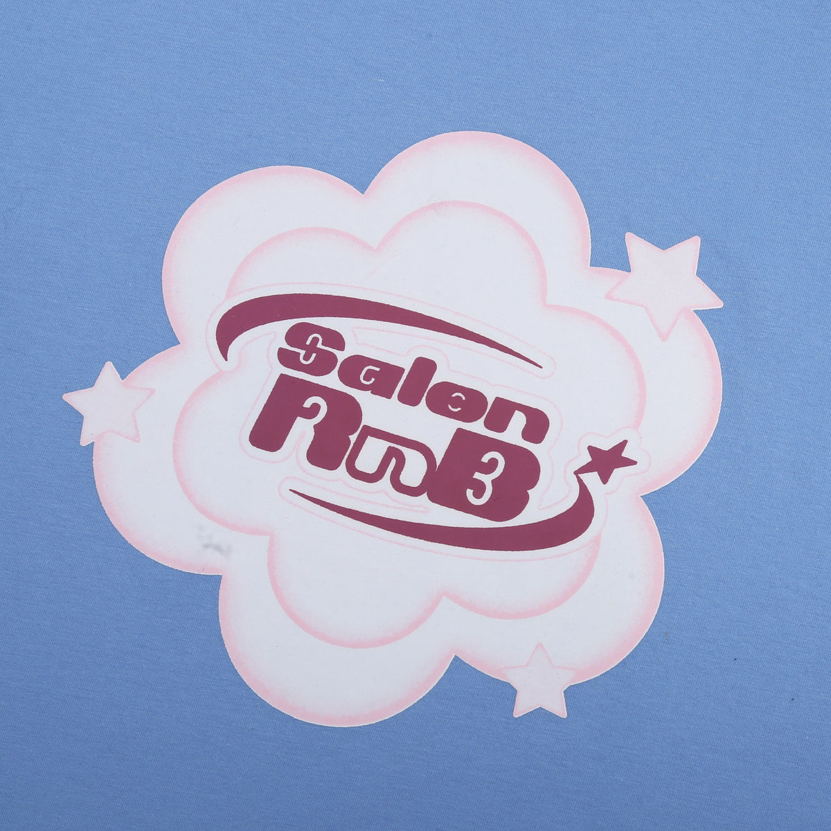 Salon RnB - Bubble Logo Tee - T-Shirt - Boxy Tee - Blue-4
