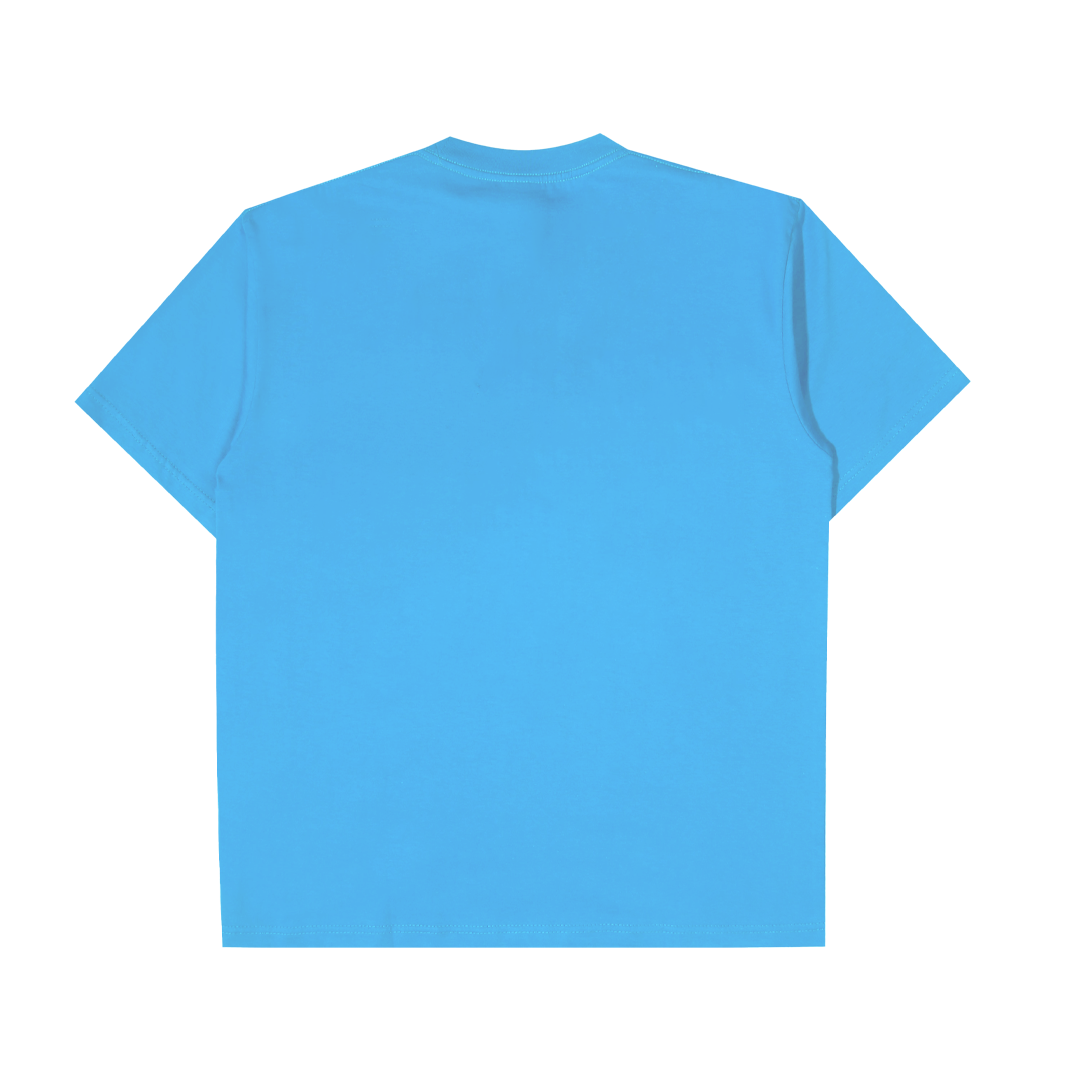 Salon RnB - Bubble Logo Tee - T-Shirt - Boxy Tee - Blue-2
