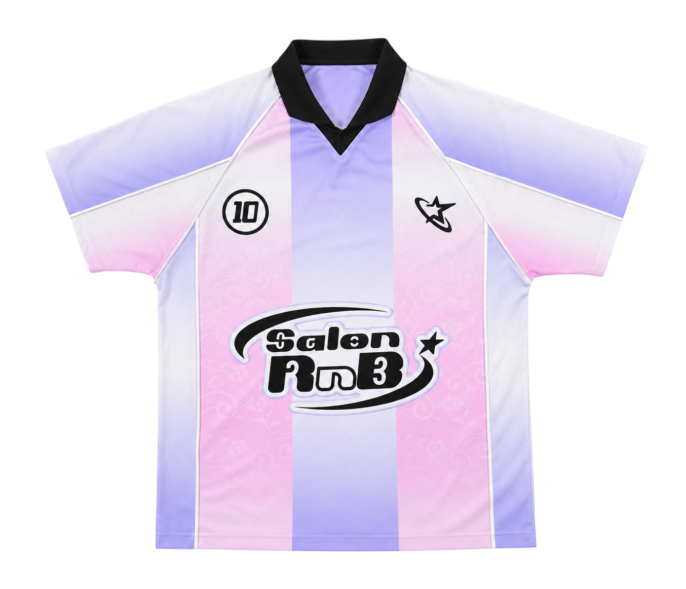 Salon RnB - Out of Ten - Jersey - Regular Tee - Blue & White-1