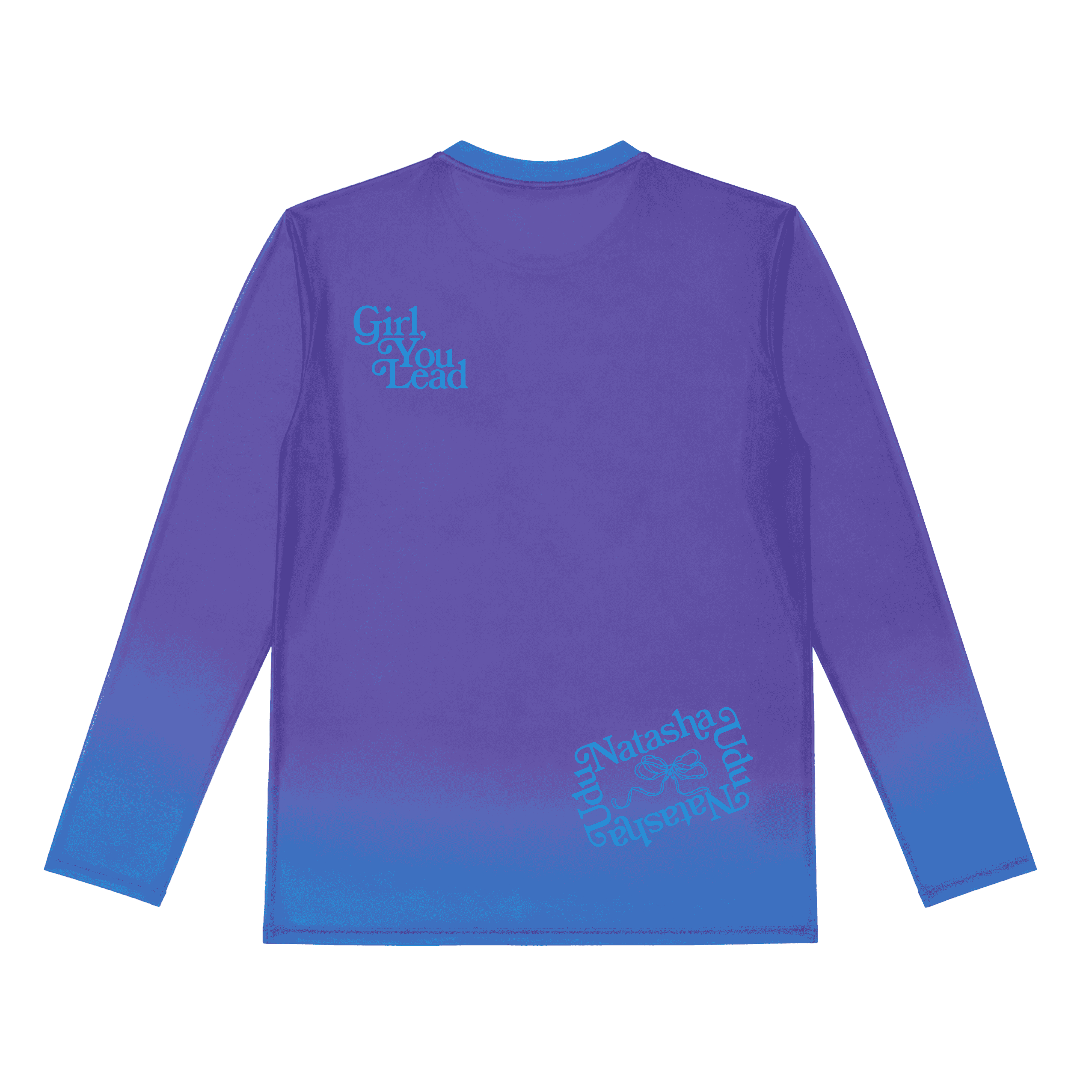 Natasha Udu - Coquette - T-Shirt - Longsleeve Fitted - Gradient-2