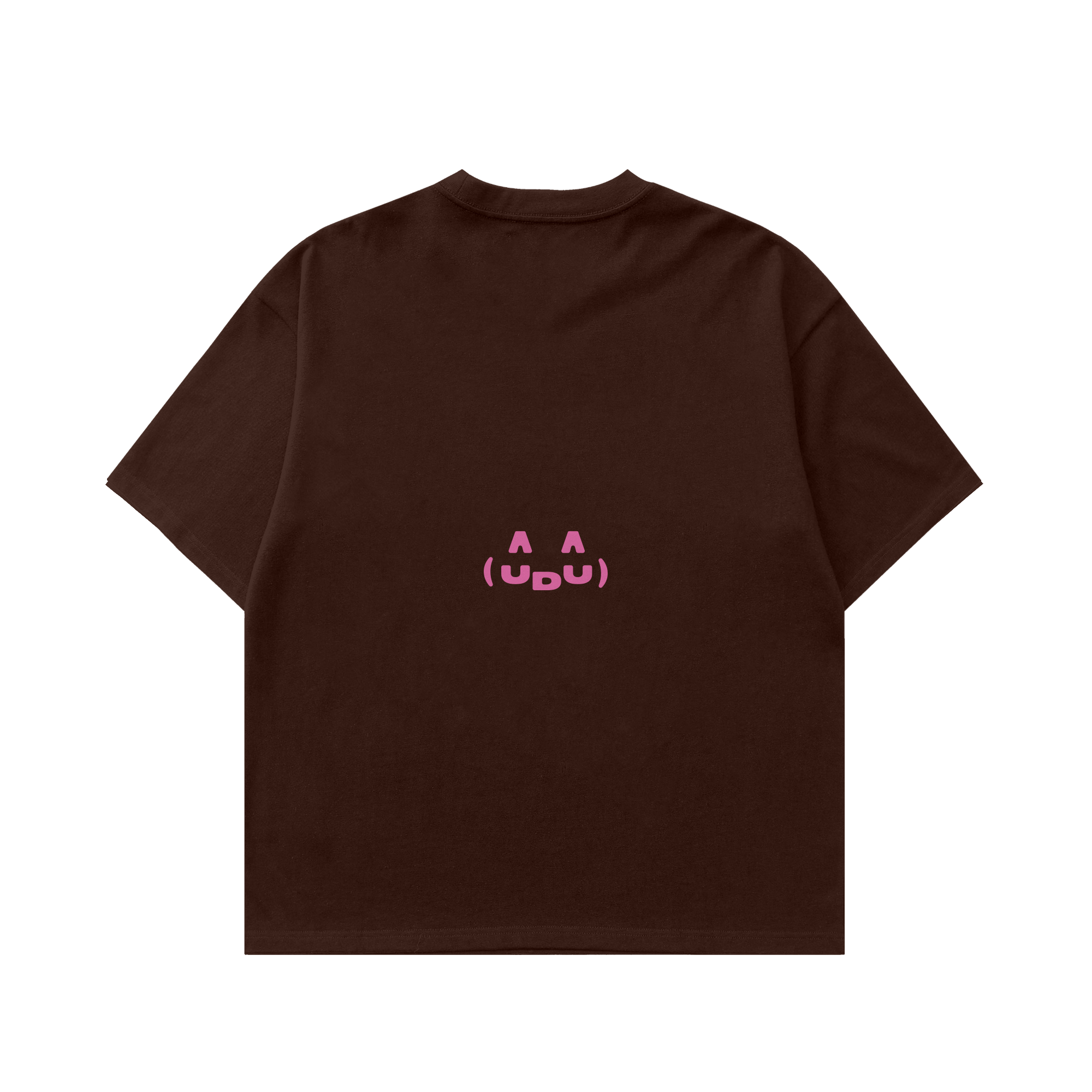 Natasha Udu - Girl You Lead - T-Shirt - Boxy Tee - Brown-2