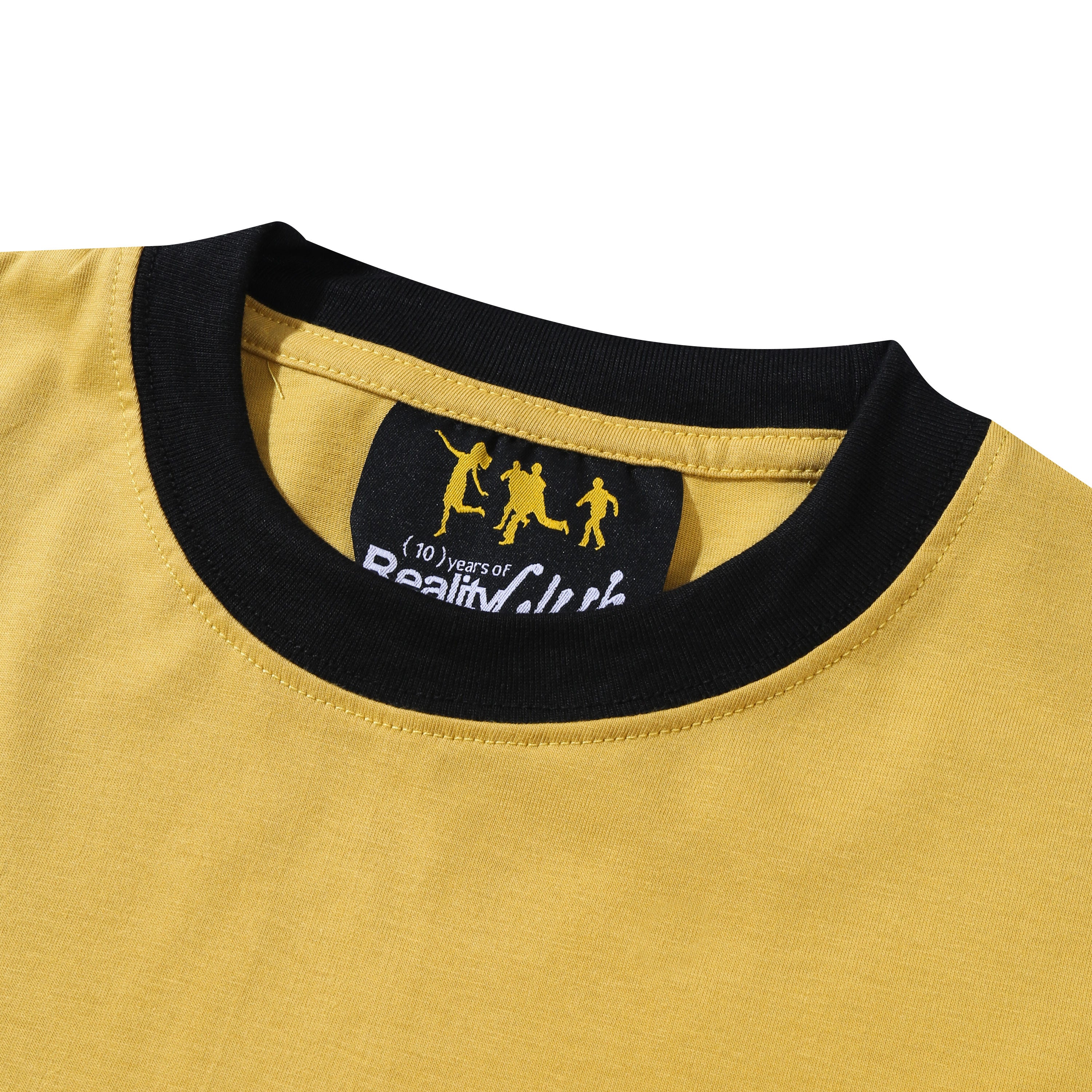 Reality Club - The Club - Ringer T-shirt - Yellow-3