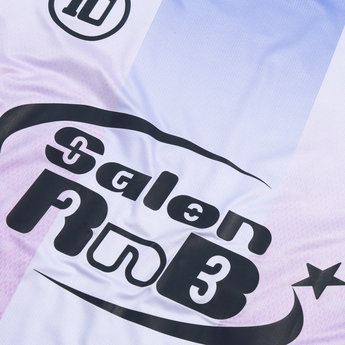 Salon RnB - Out of Ten - Jersey - Regular Tee - Blue & White-3