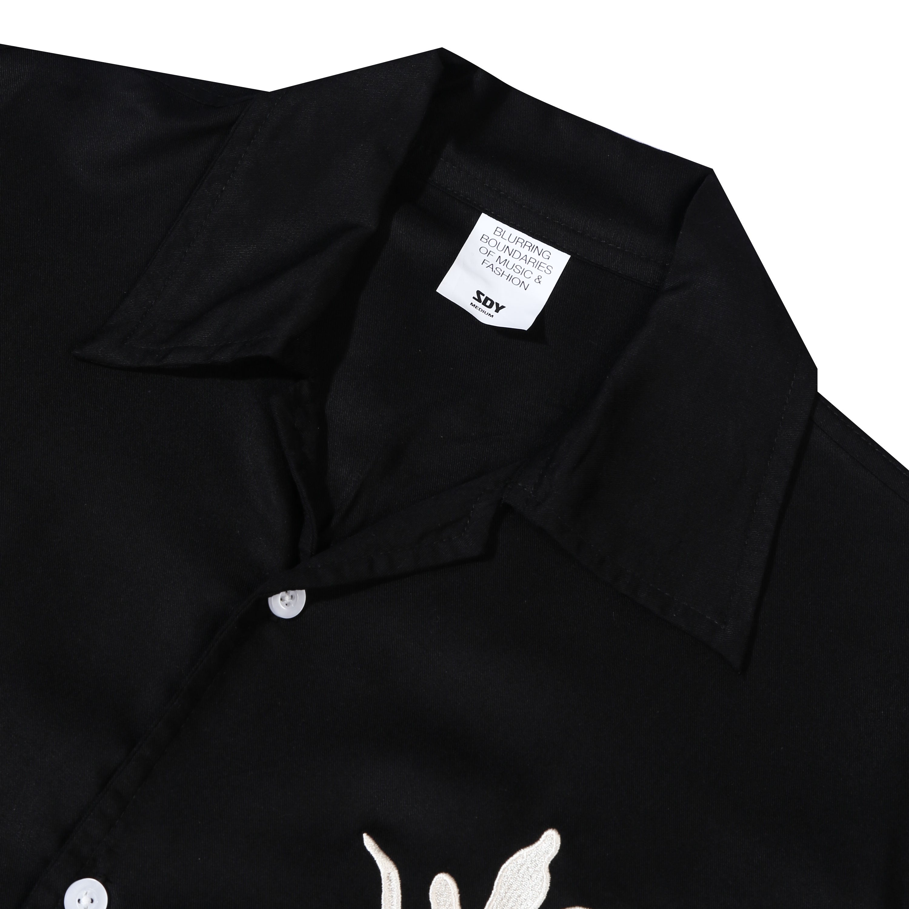 RFAS - Petals - Short Sleeve Shirt - Black