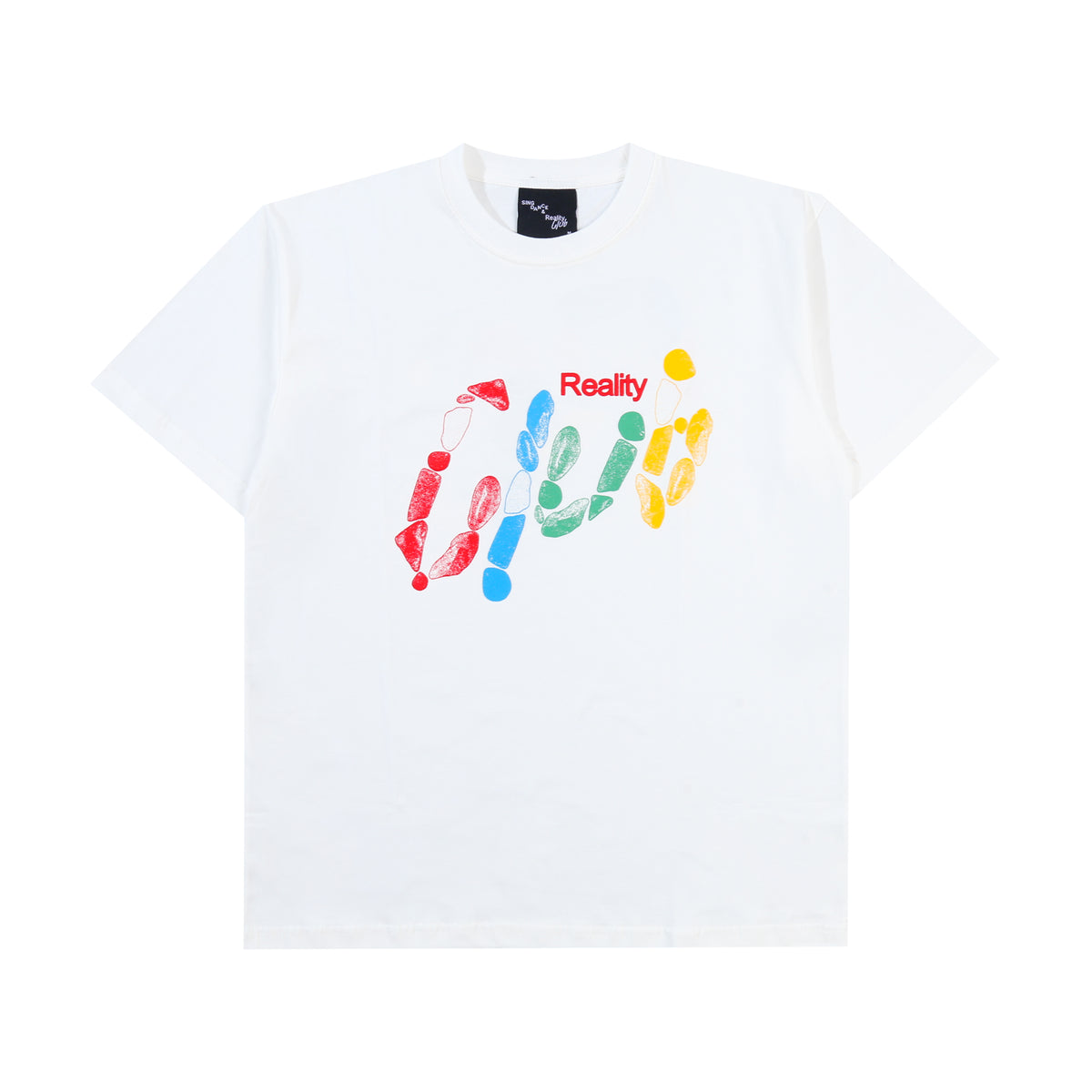 Reality Club - Stone Logo - T-Shirt - Regular - Broken White-1
