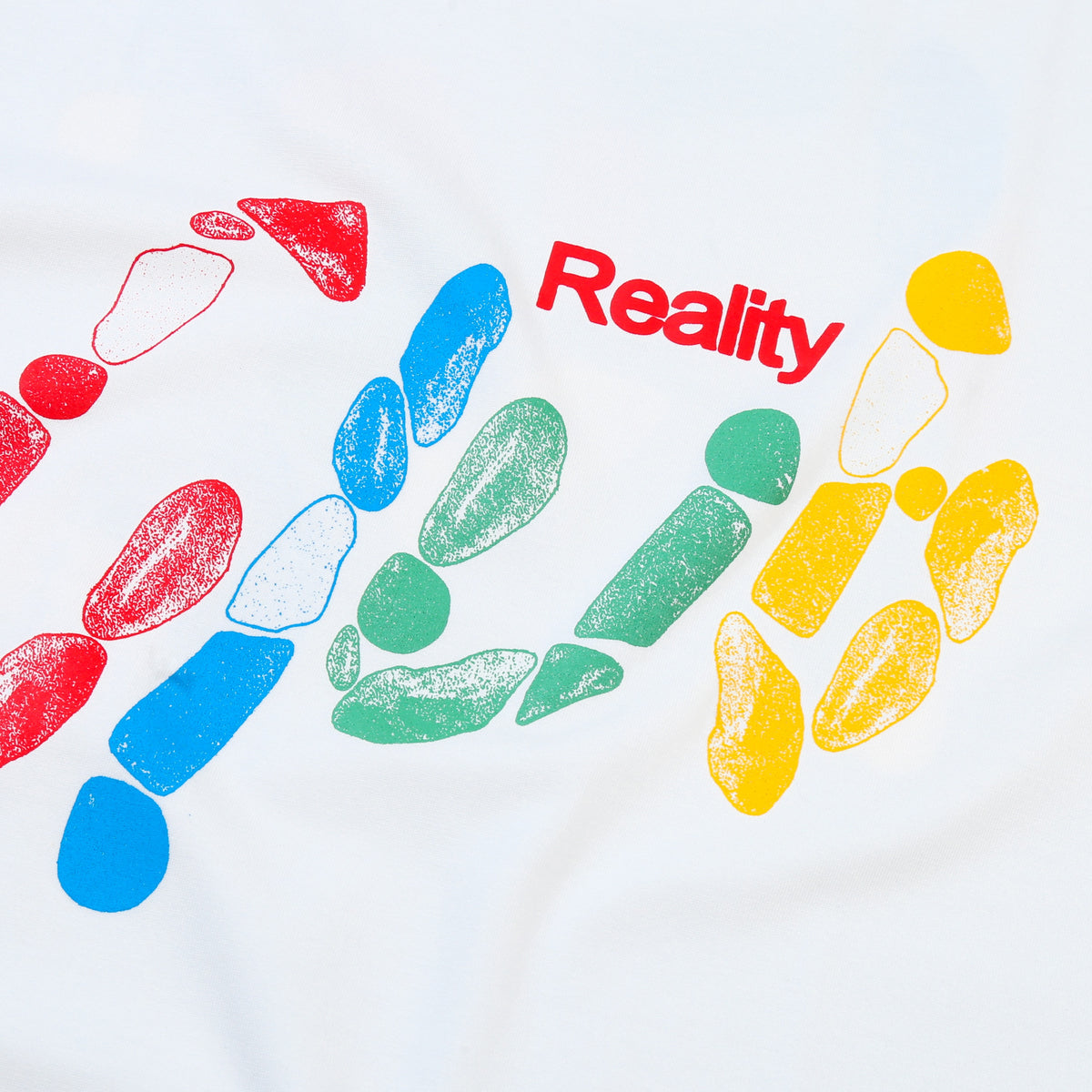 Reality Club - Stone Logo - T-Shirt - Regular - Broken White-3