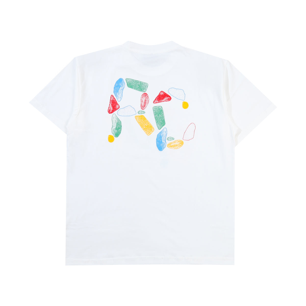 Reality Club - Stone Logo - T-Shirt - Regular - Broken White-2